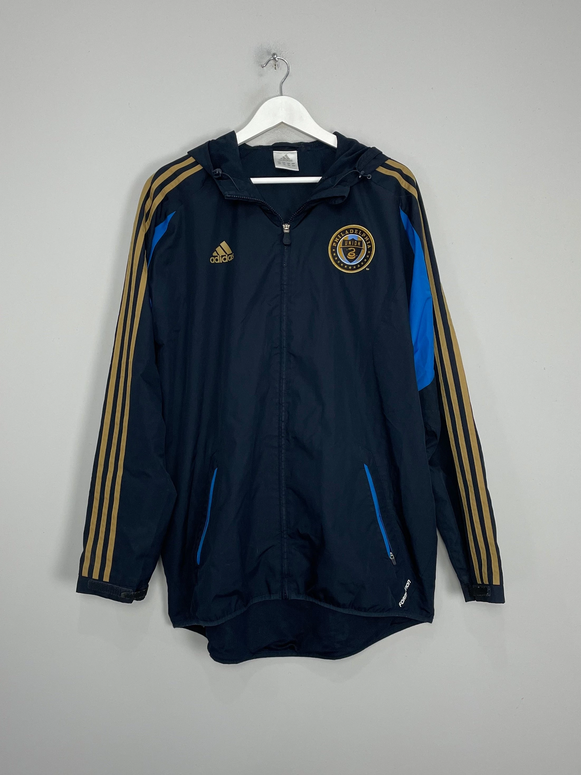 Quick Drying Textile Reinforced Knee Panels 2011/12 PHILADELPHIA UNION TRAINING JACKET (L) ADIDAS