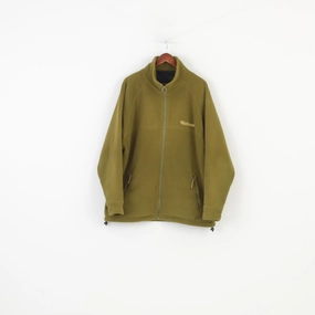 Credit Philanthropy Wychwood Men XXL Fleece Green Full Zipper Polyester Vintage Jacket Top