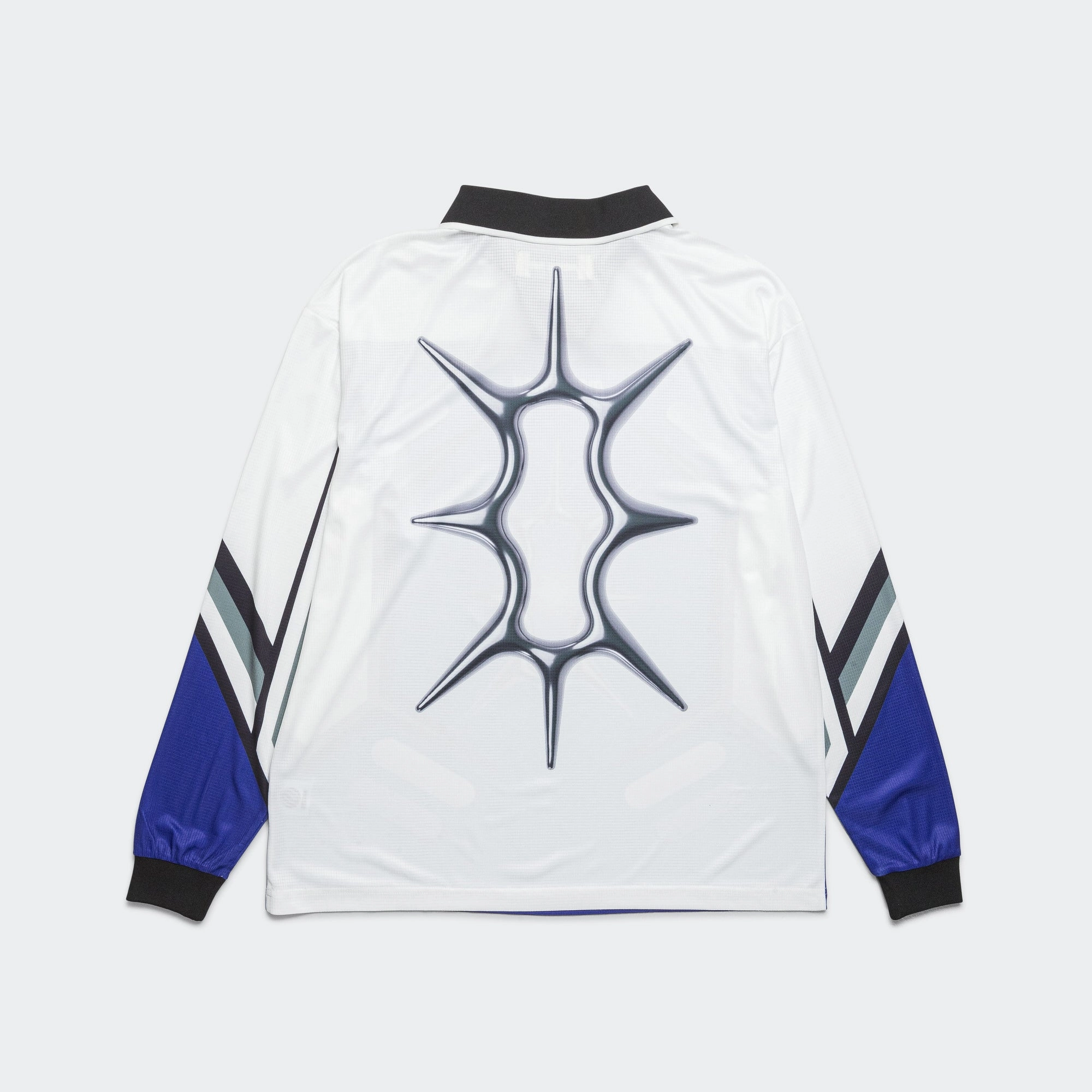 X-Games LS Jersey - White/Blue-Purple Beach Outfit Relaxed Smart