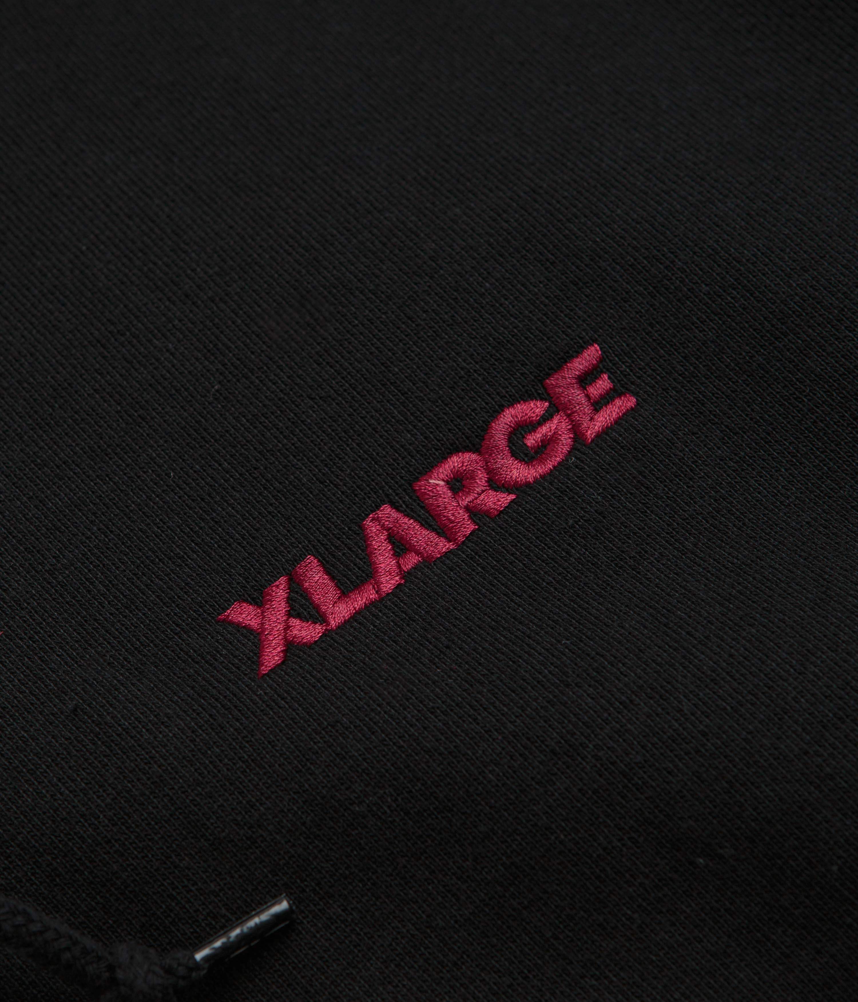 Semi Formal Mountain Climbing XLarge Chenille Slanted OG Hoodie - Black