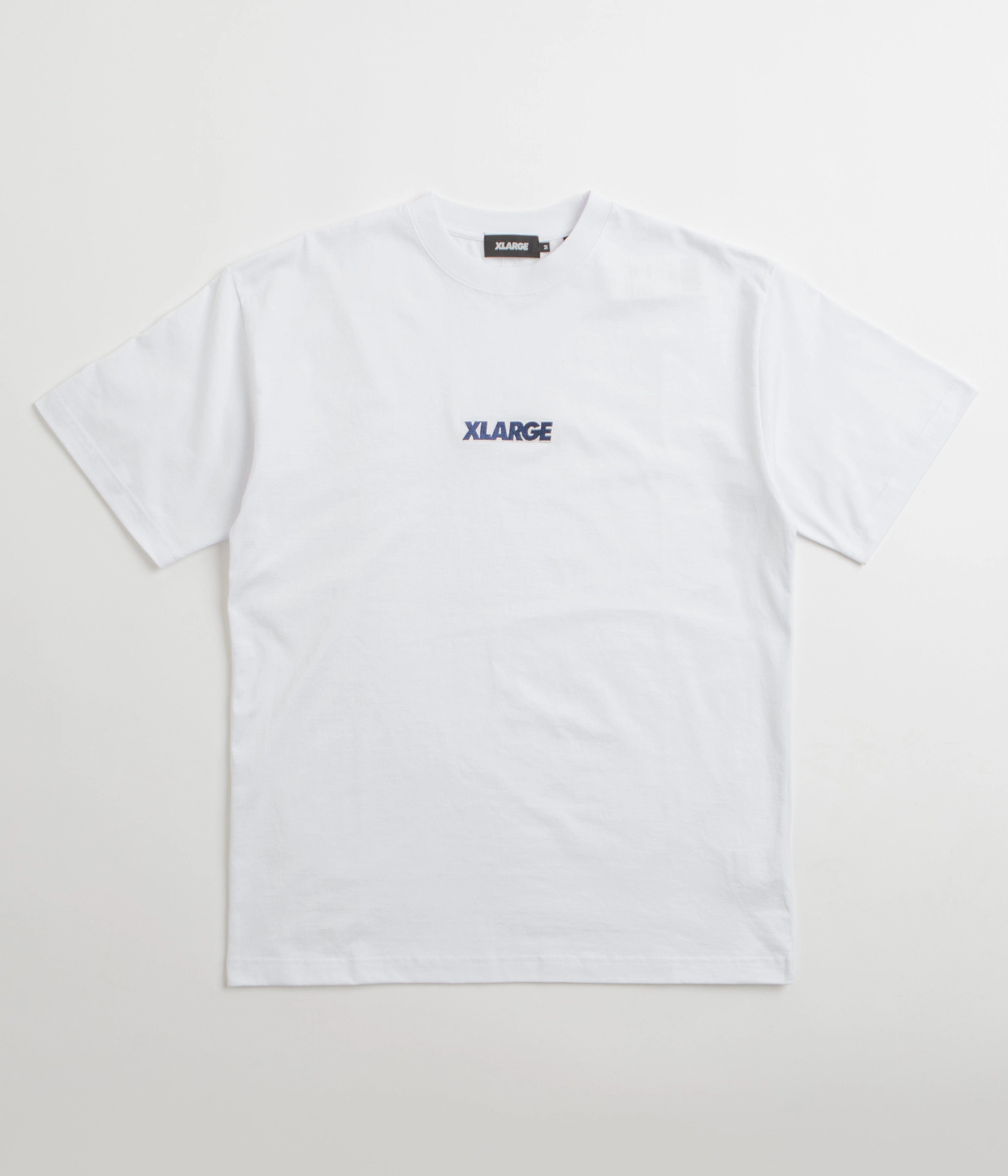 Minimal Comfort Wear XLarge Embroidered Standard Logo T-Shirt - White