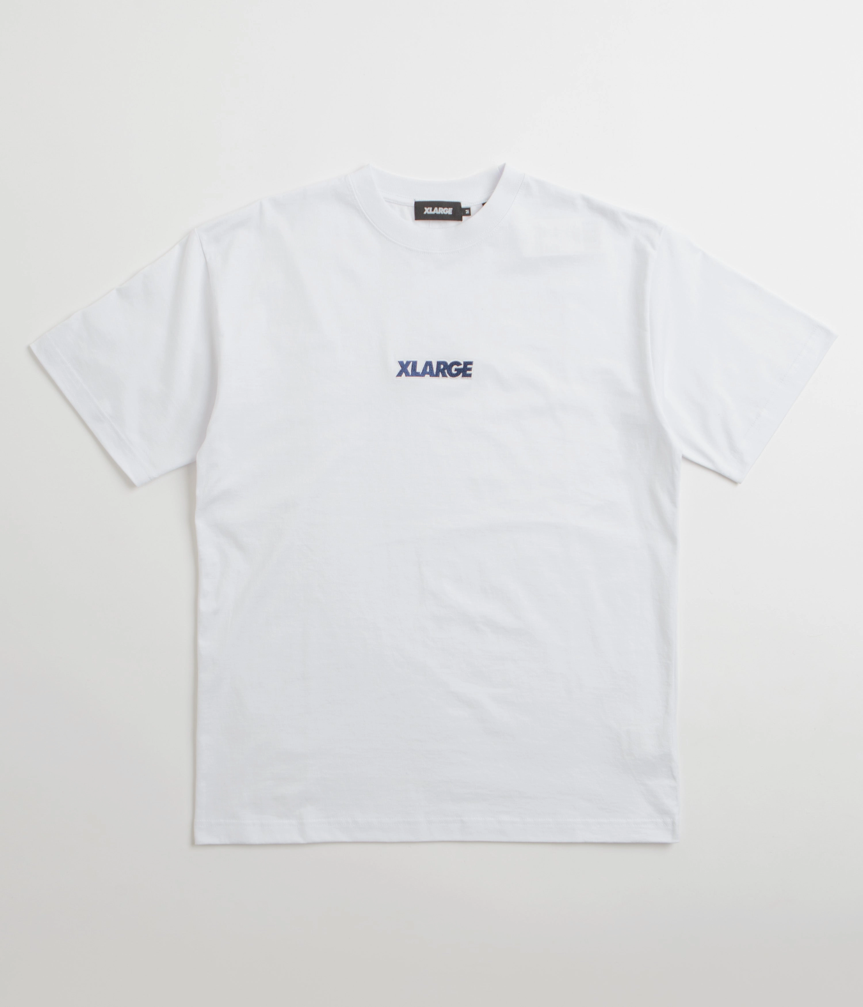 Cozy Layer Classic Vibes XLarge Embroidered Standard Logo T-Shirt - White