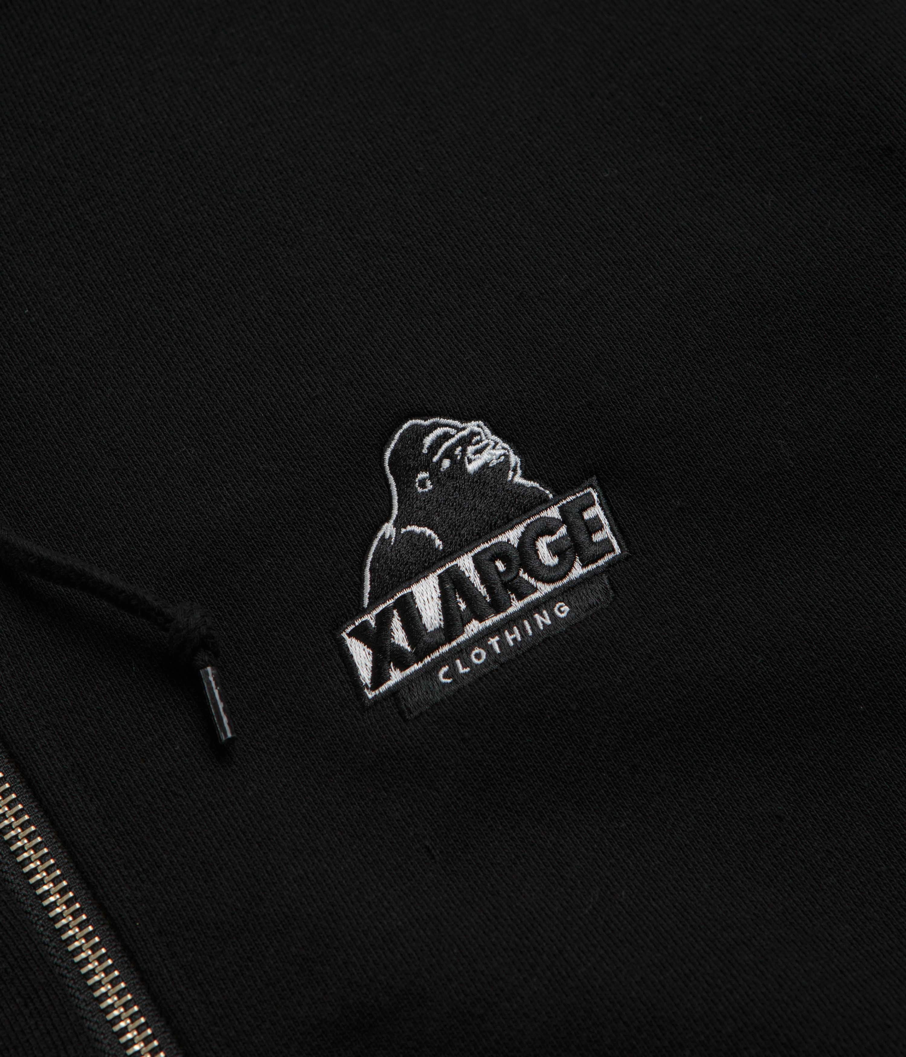 XLarge Slanted OG Zip Hoodie - Black Anti Pill Technology