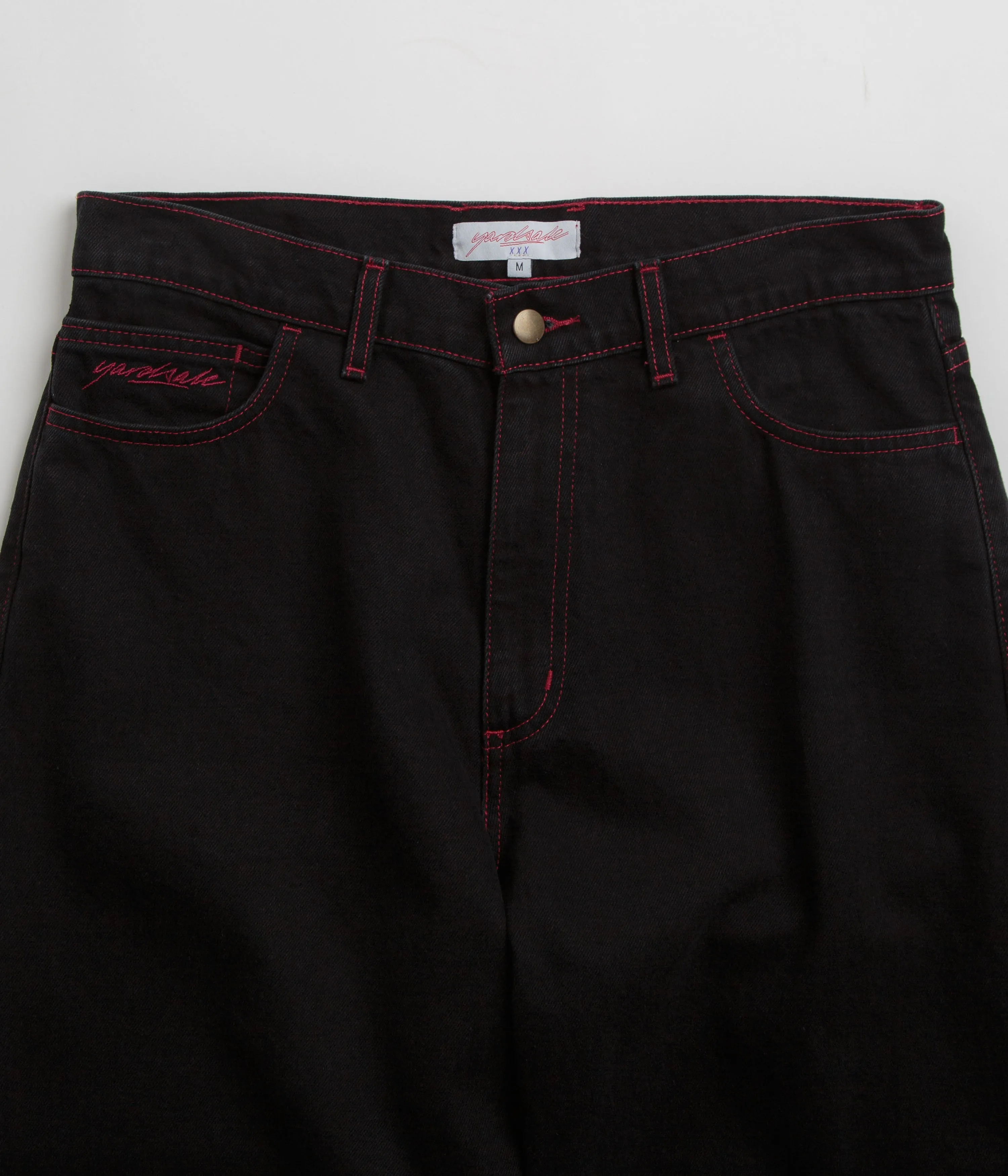 Core Wardrobe Student Outfit Streetwear Fan Yardsale Phantasy Jeans - Black / Red