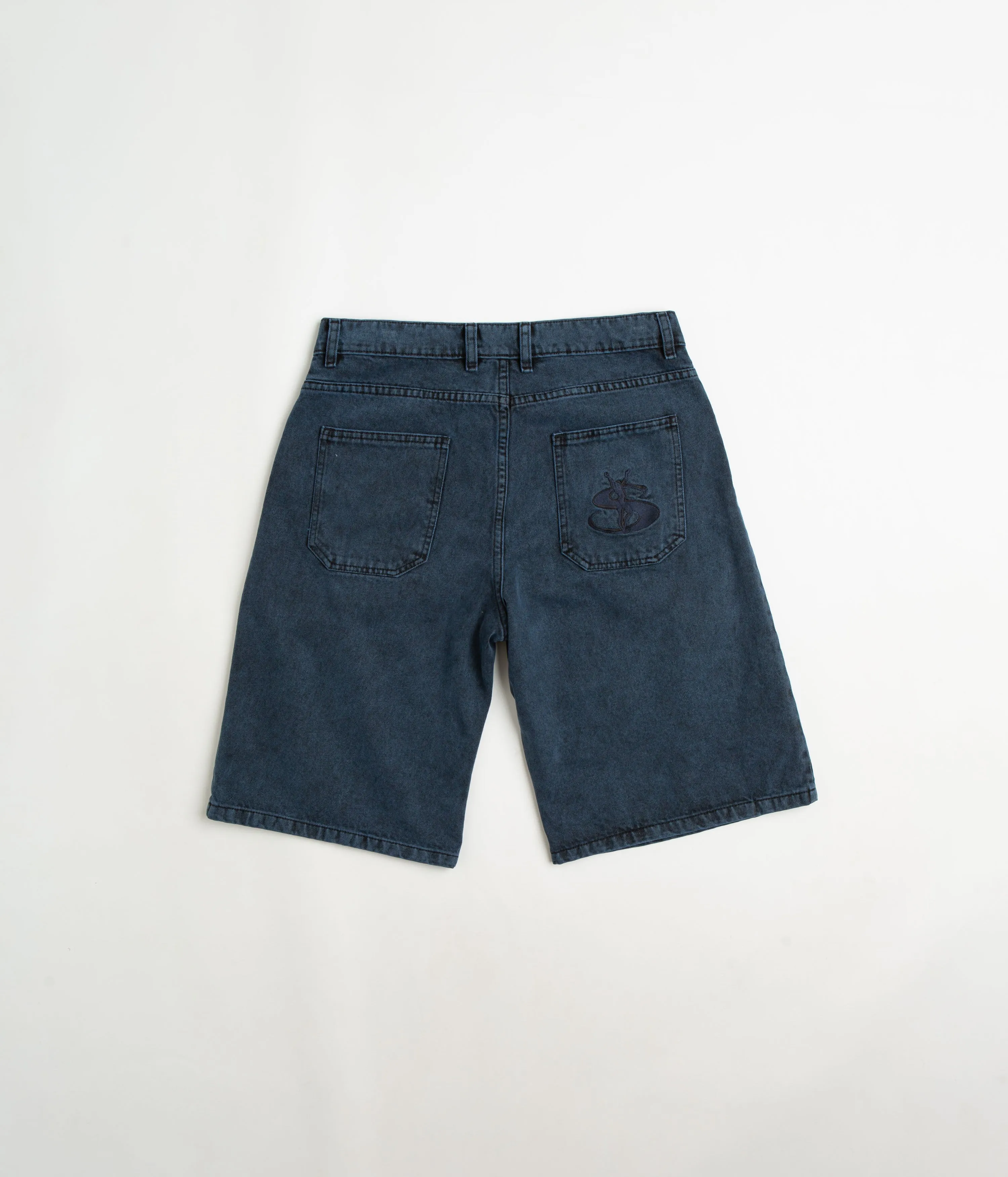 Yardsale Phantasy Shorts - Overdyed Blue Reflective details Anti Cling Technology