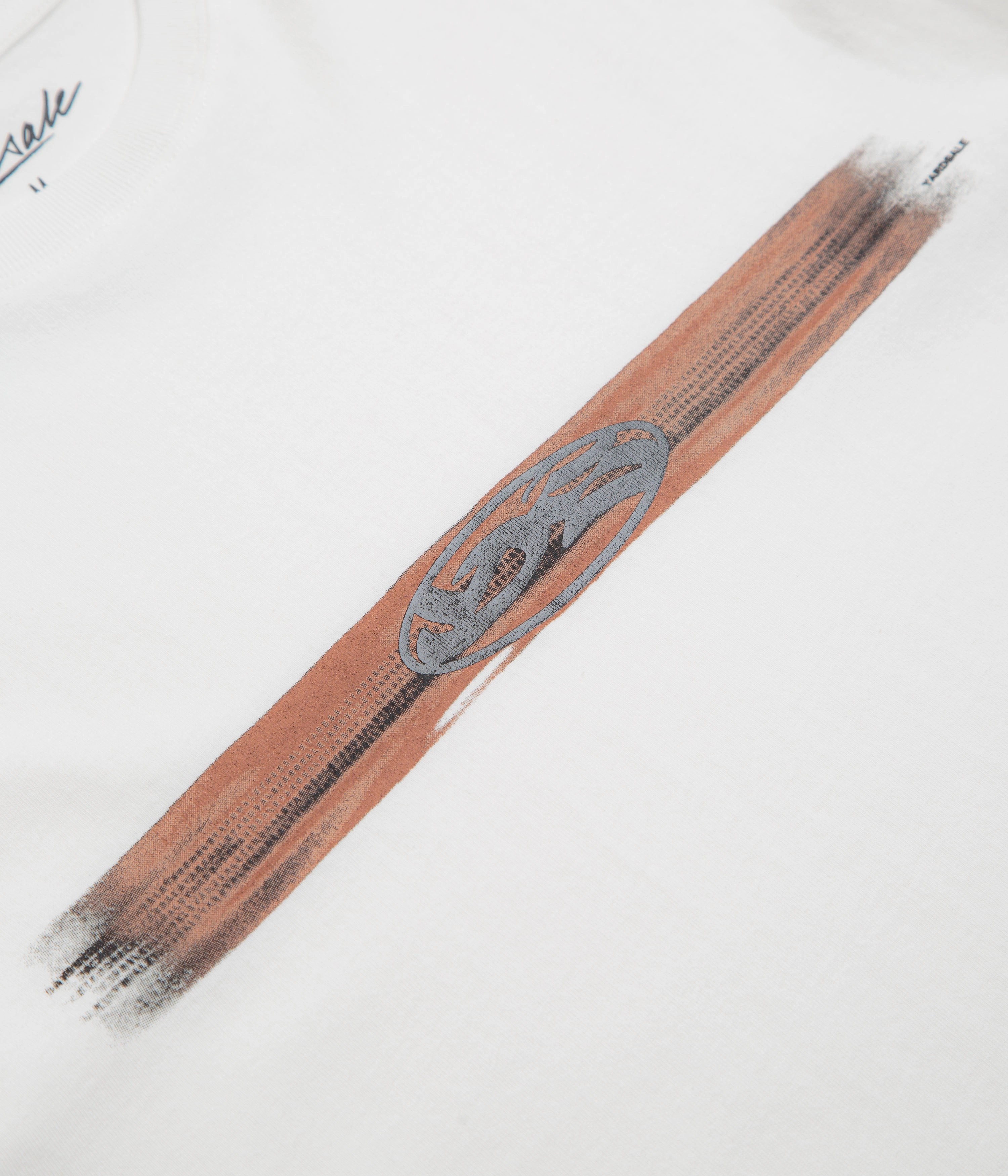 Anti Perspiration Lining Classic Outfit Yardsale Cool Waters T-Shirt - White