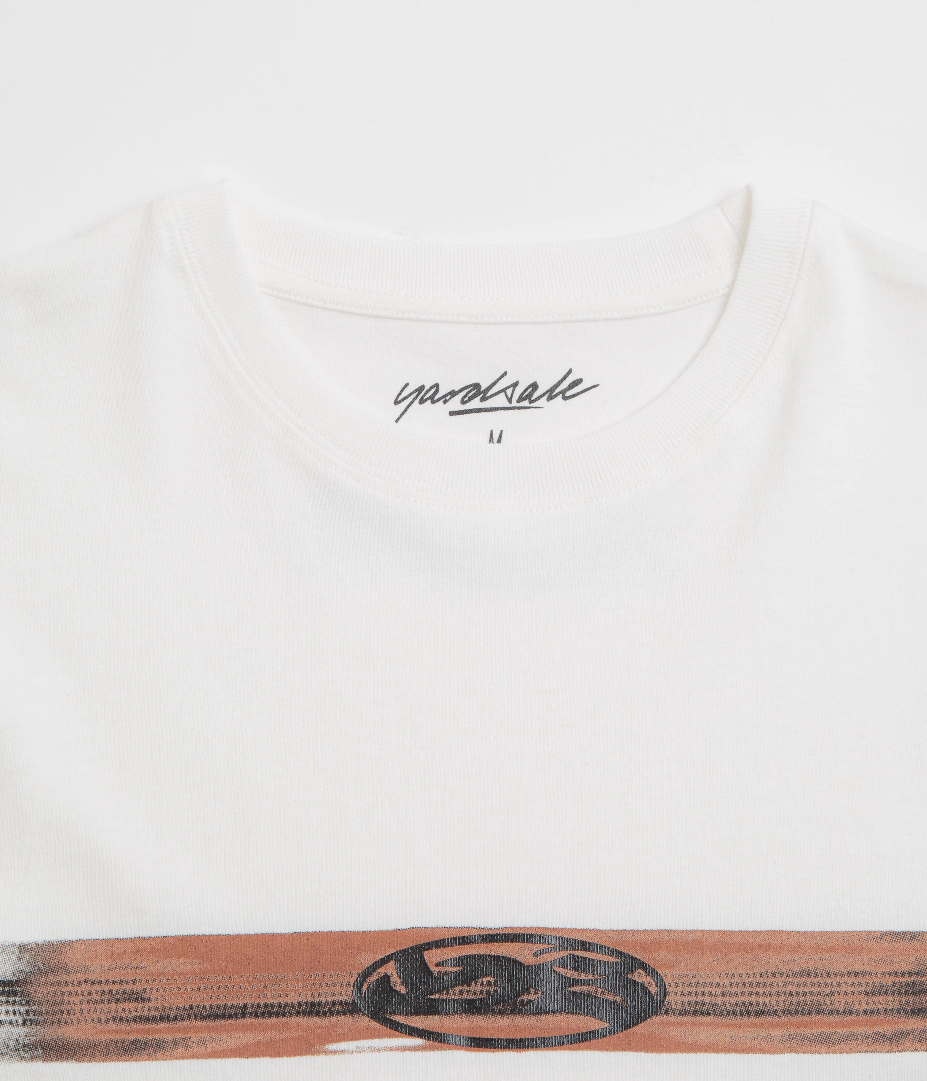 Garment Dyed Finish Unisex Yardsale Cool Waters T-Shirt - White