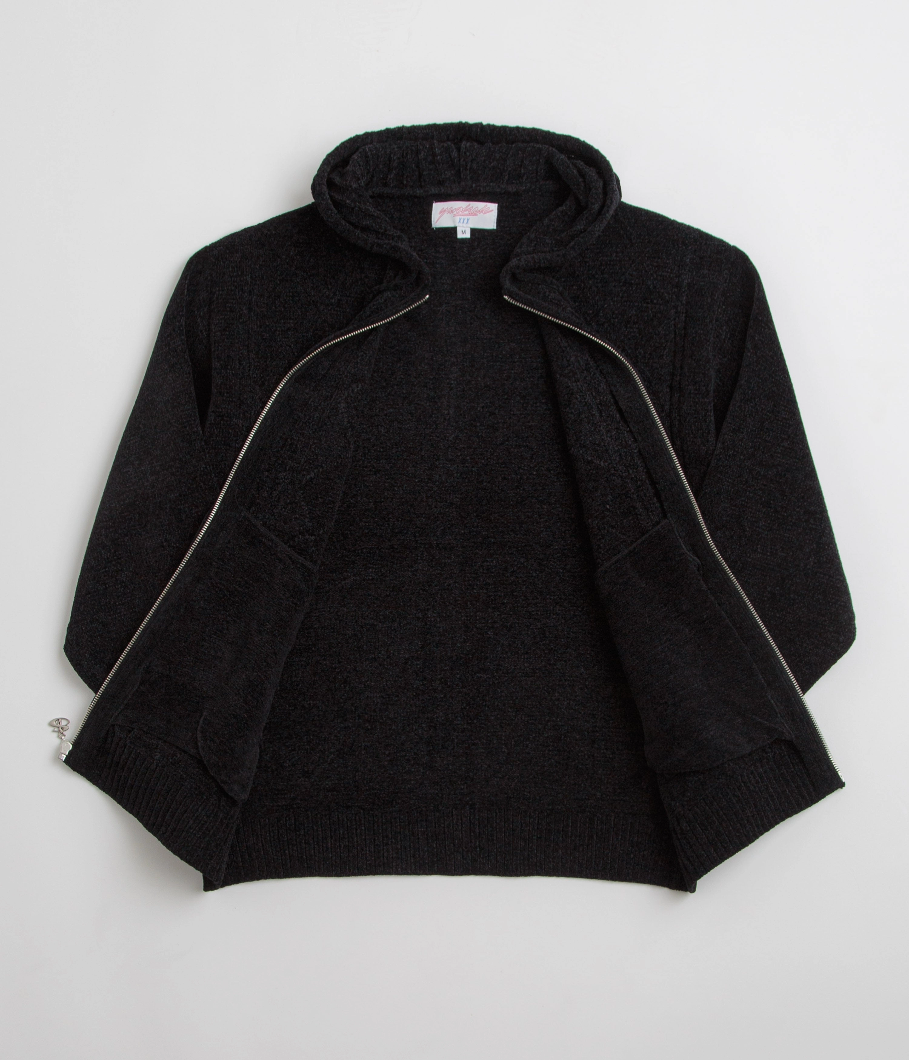 Yardsale Dreamer Chenille Hoodie - Black Errand Ready hiking clothes