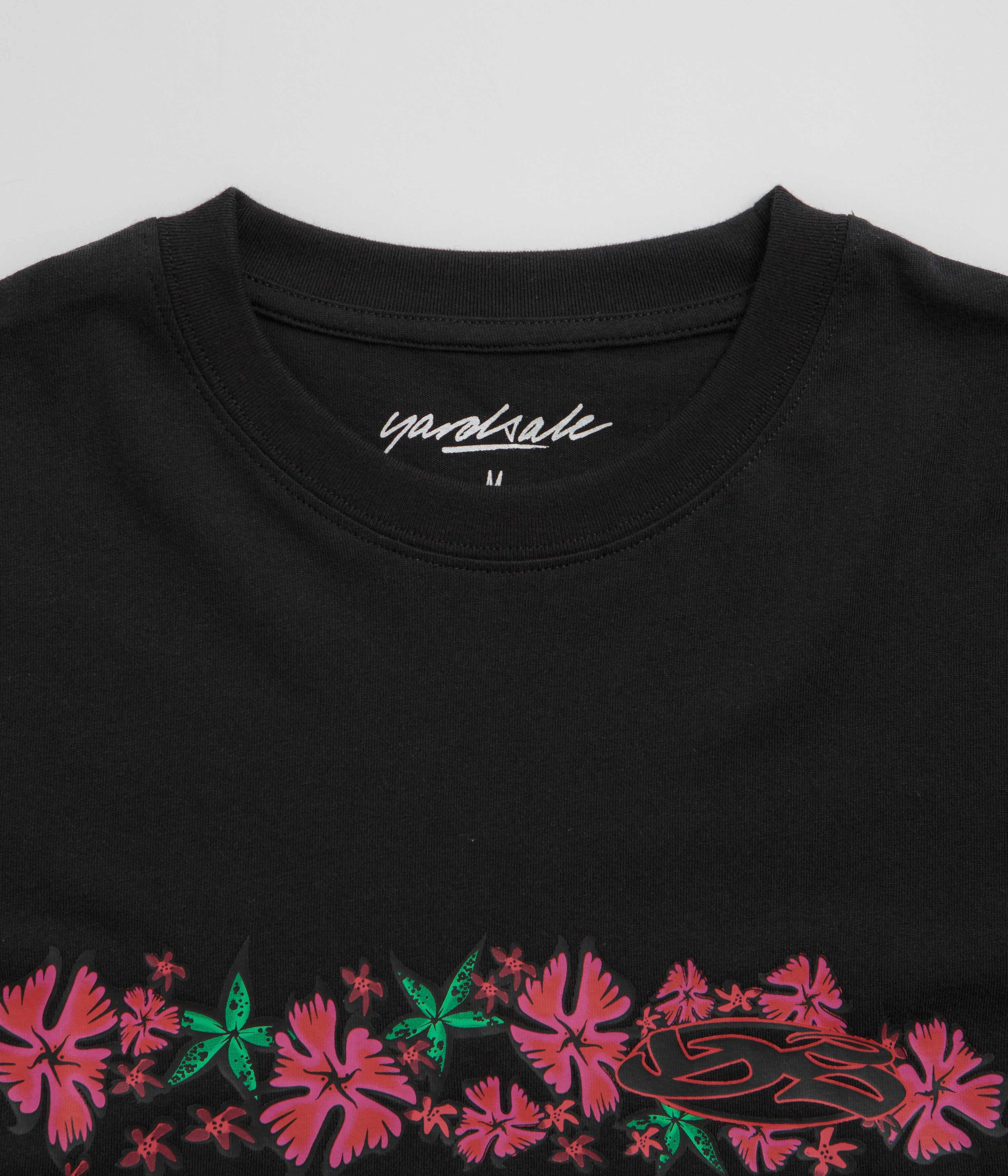 Yardsale Flower T-Shirt - Black Perfect for Layering