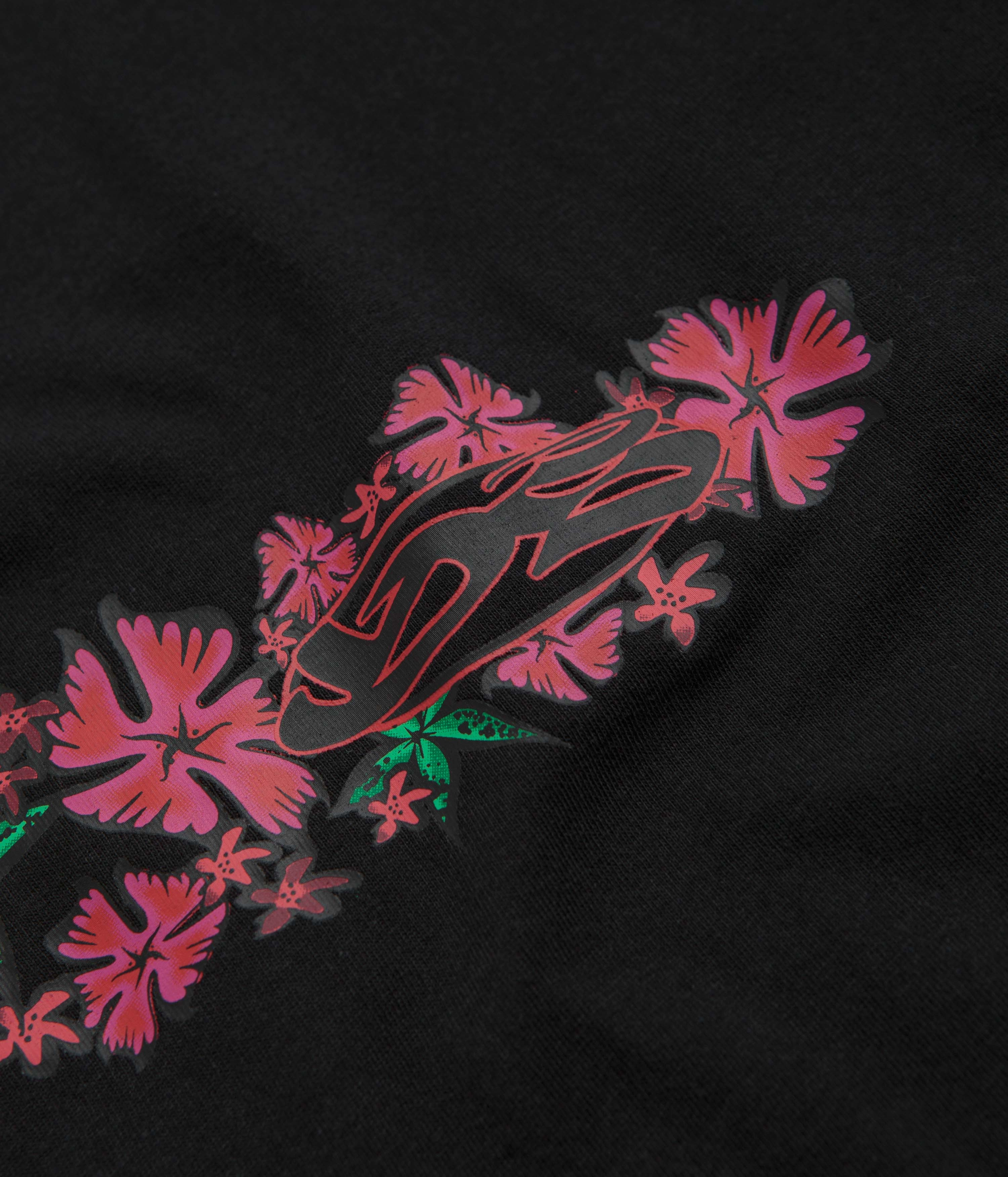 Casual Layer Ultimate Fit Yardsale Flower T-Shirt - Black