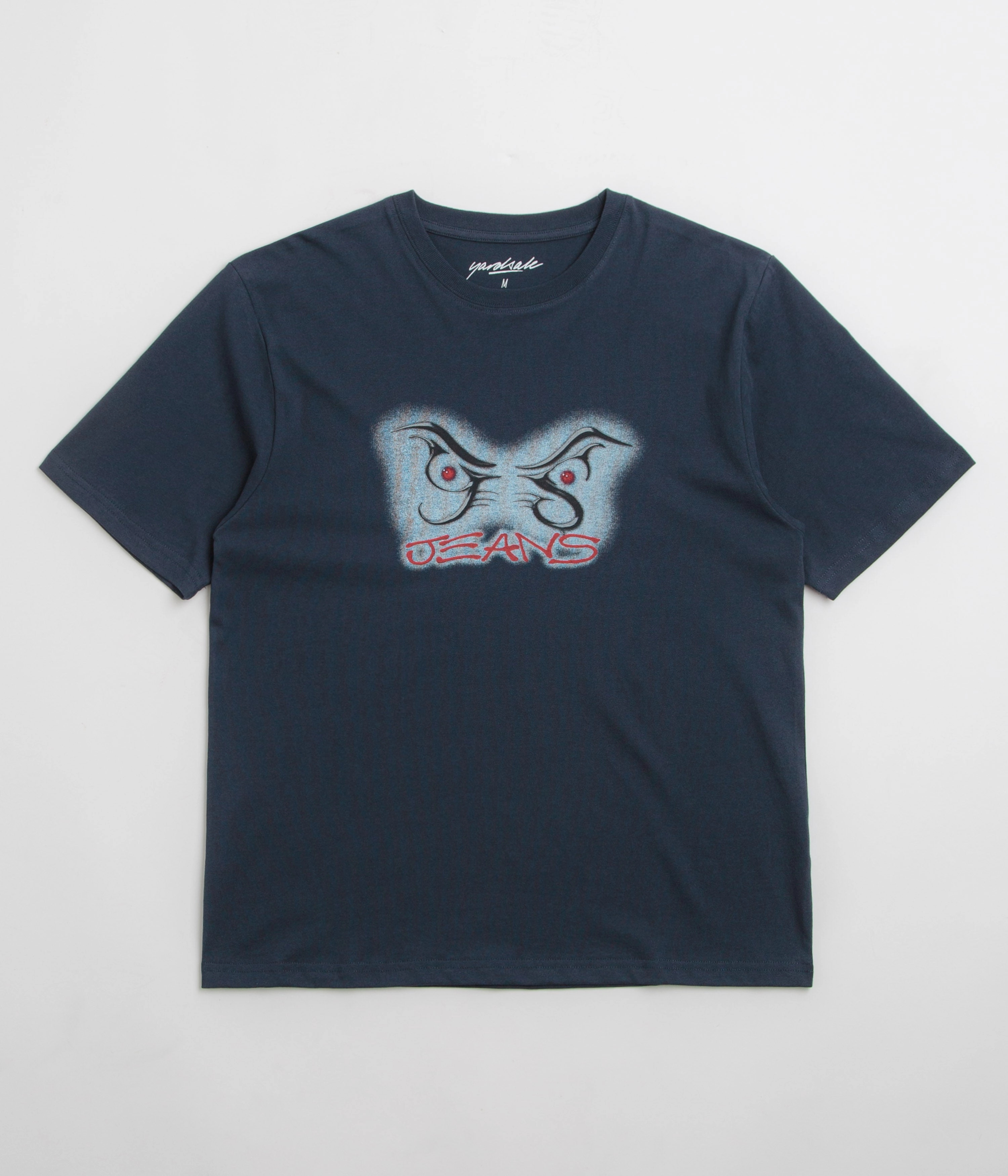 Yardsale Grudge T-Shirt - Navy Structured silhouette