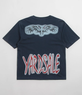 Yardsale Grudge T-Shirt - Navy slim fit Modern Layering