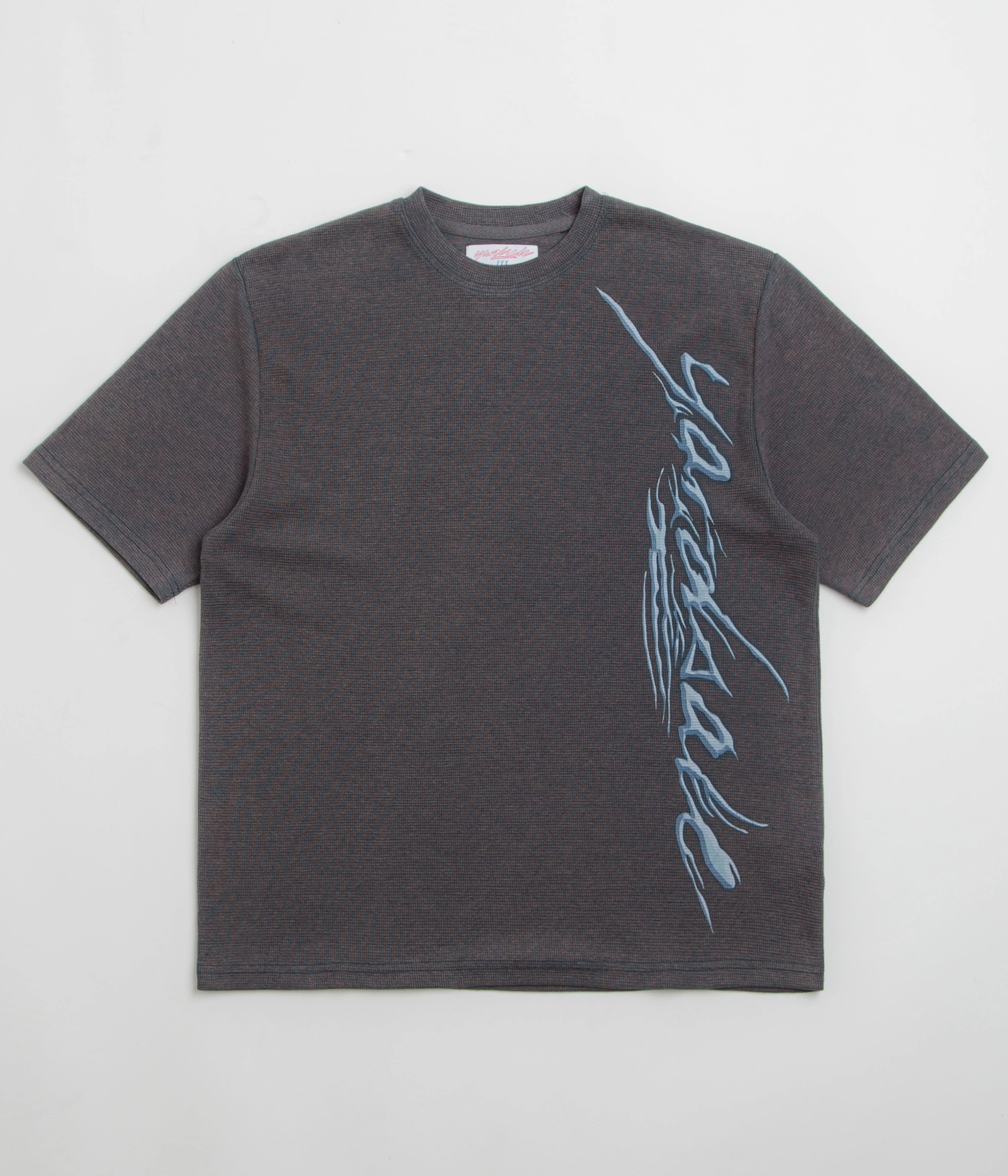 Minimalist Style Yardsale Highlights T-Shirt - Grey / Blue