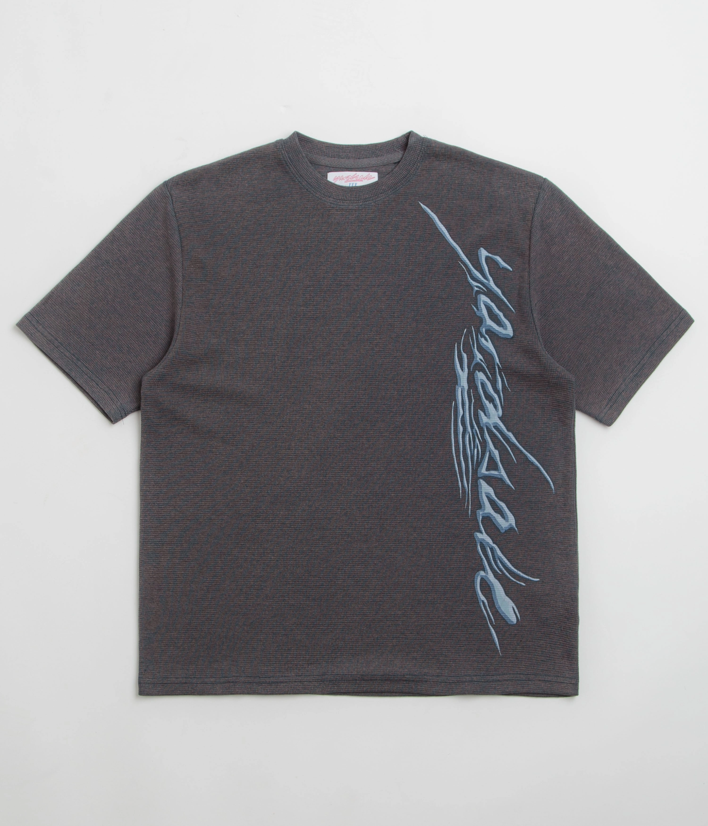 Yardsale Highlights T-Shirt - Grey / Blue loose fitting Easy Fit