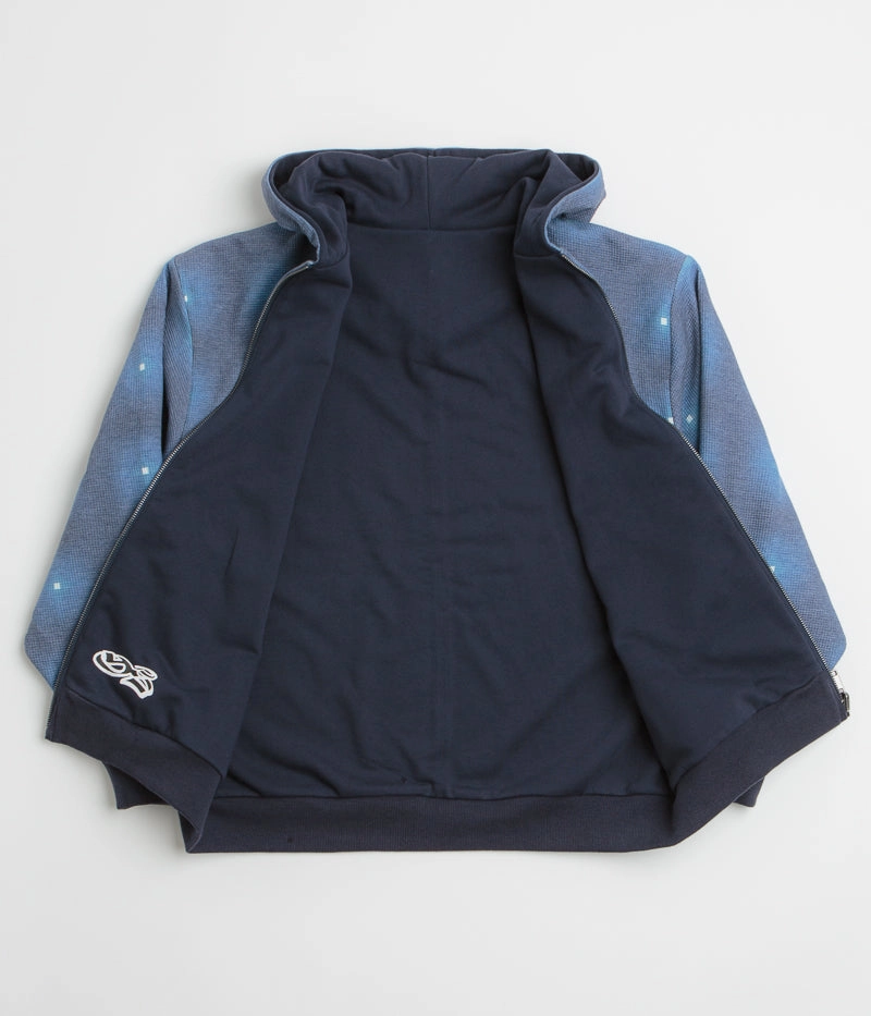 Yardsale Reversible Thermal Hoodie - Navy / Navy Urban Utility Lion like