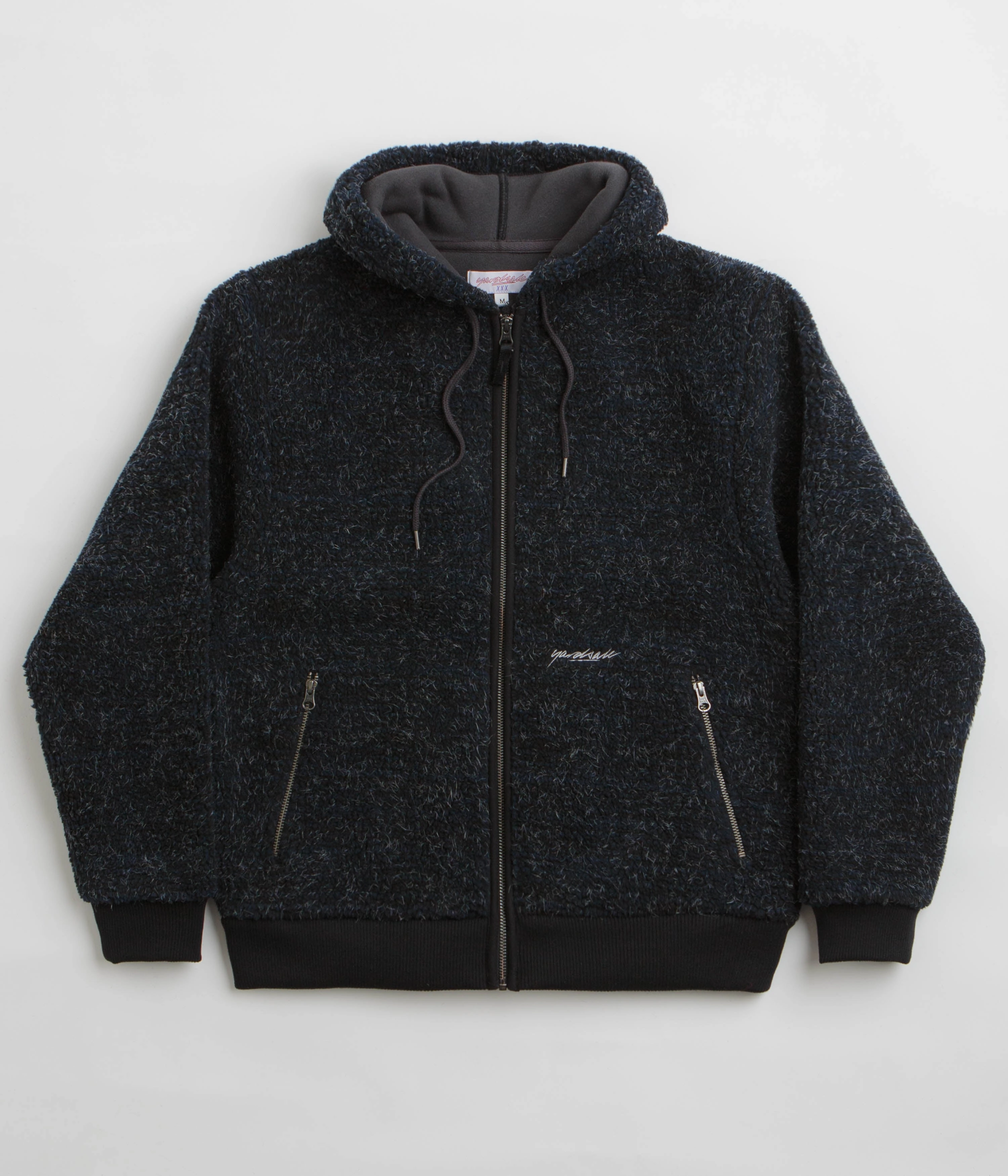 Yardsale Sherpa Fleece Hoodie - Blue Raccoon like