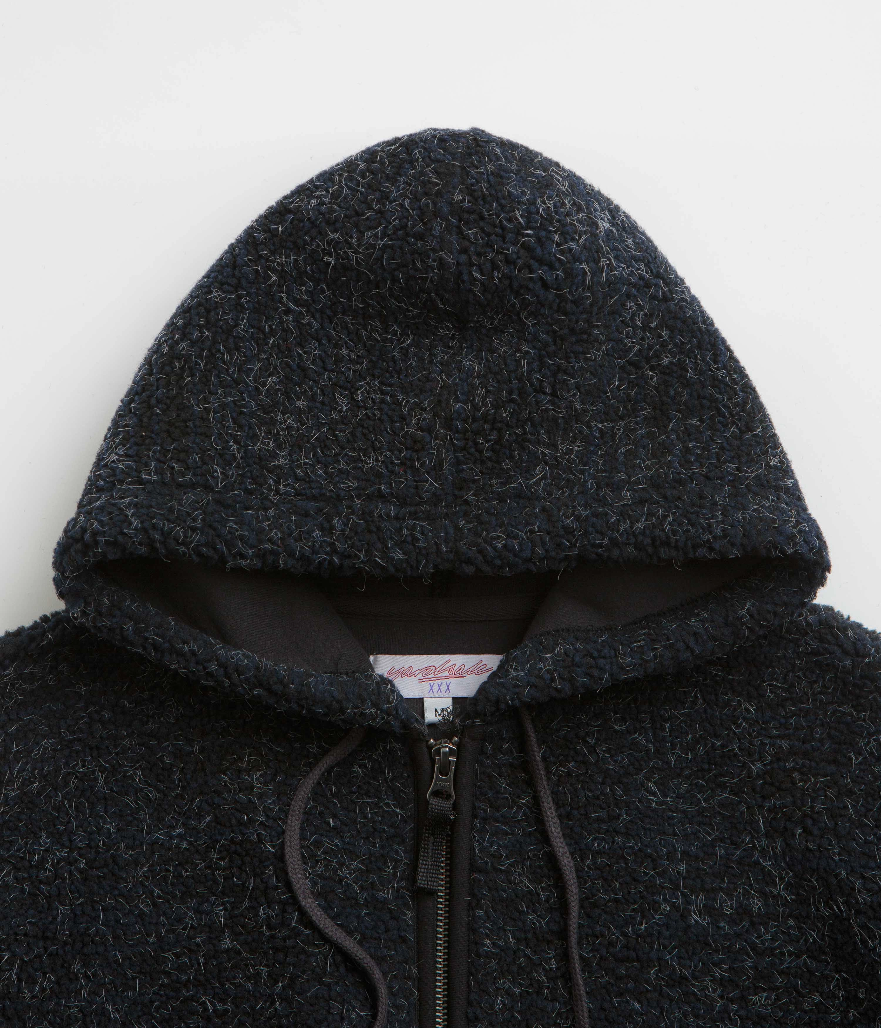 Yardsale Sherpa Fleece Hoodie - Blue Washable