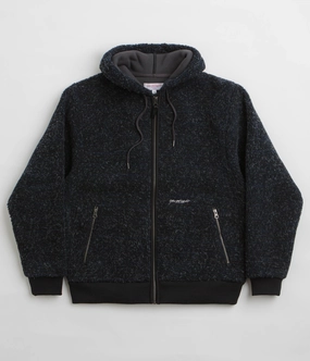 Yardsale Sherpa Fleece Hoodie - Blue Raccoon like