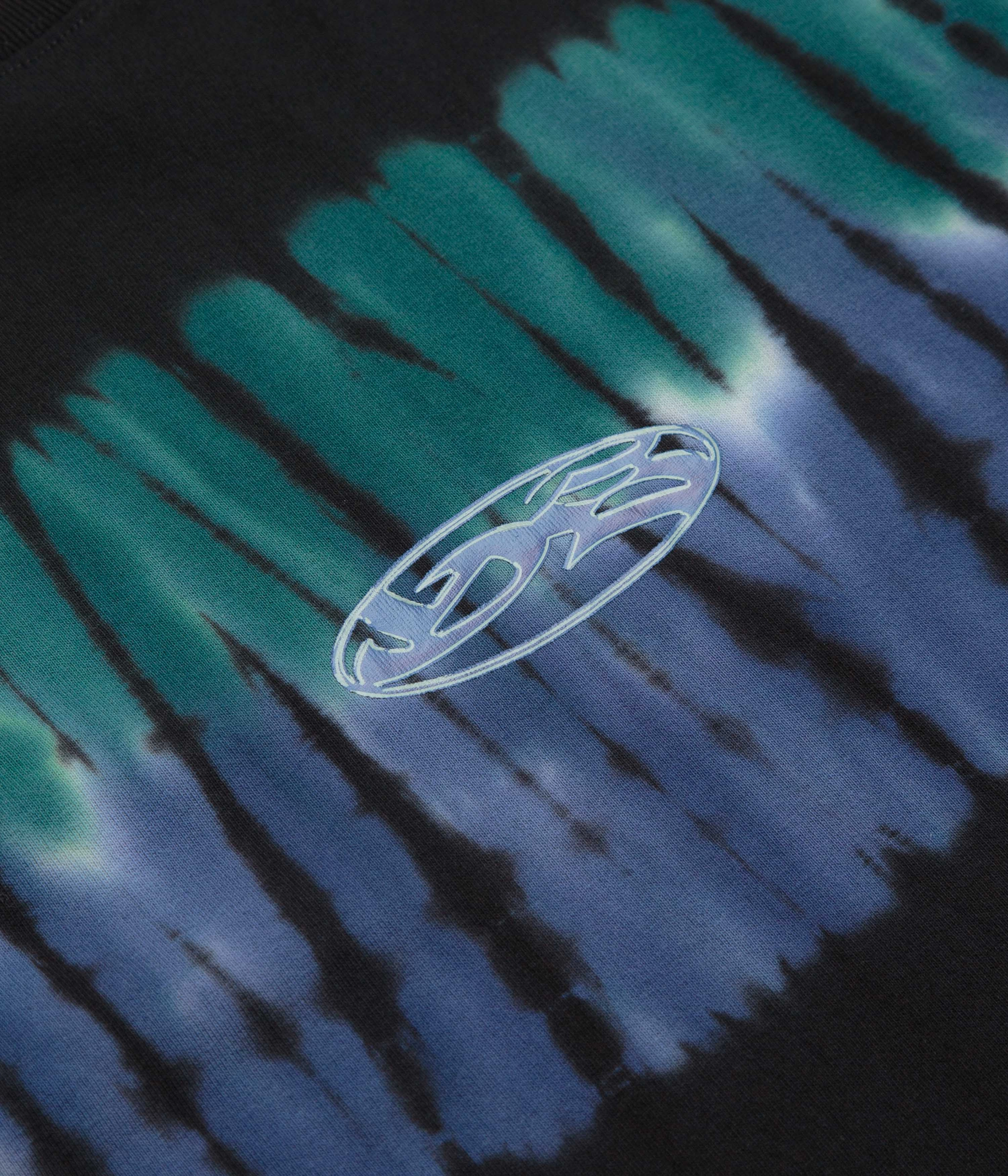 Yardsale Tie Dye T-Shirt - Black Trendy Fabric Relaxed Design