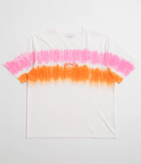 Yardsale Tie Dye T-Shirt - White BioBased Fibers Soft Layer