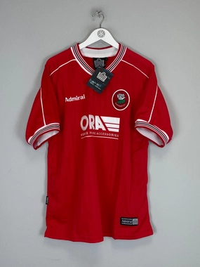1998/99 BARNSLEY *BNWT* HOME SHIRT (L) ADMIRAL Tactile Surface Weave Performance Ready