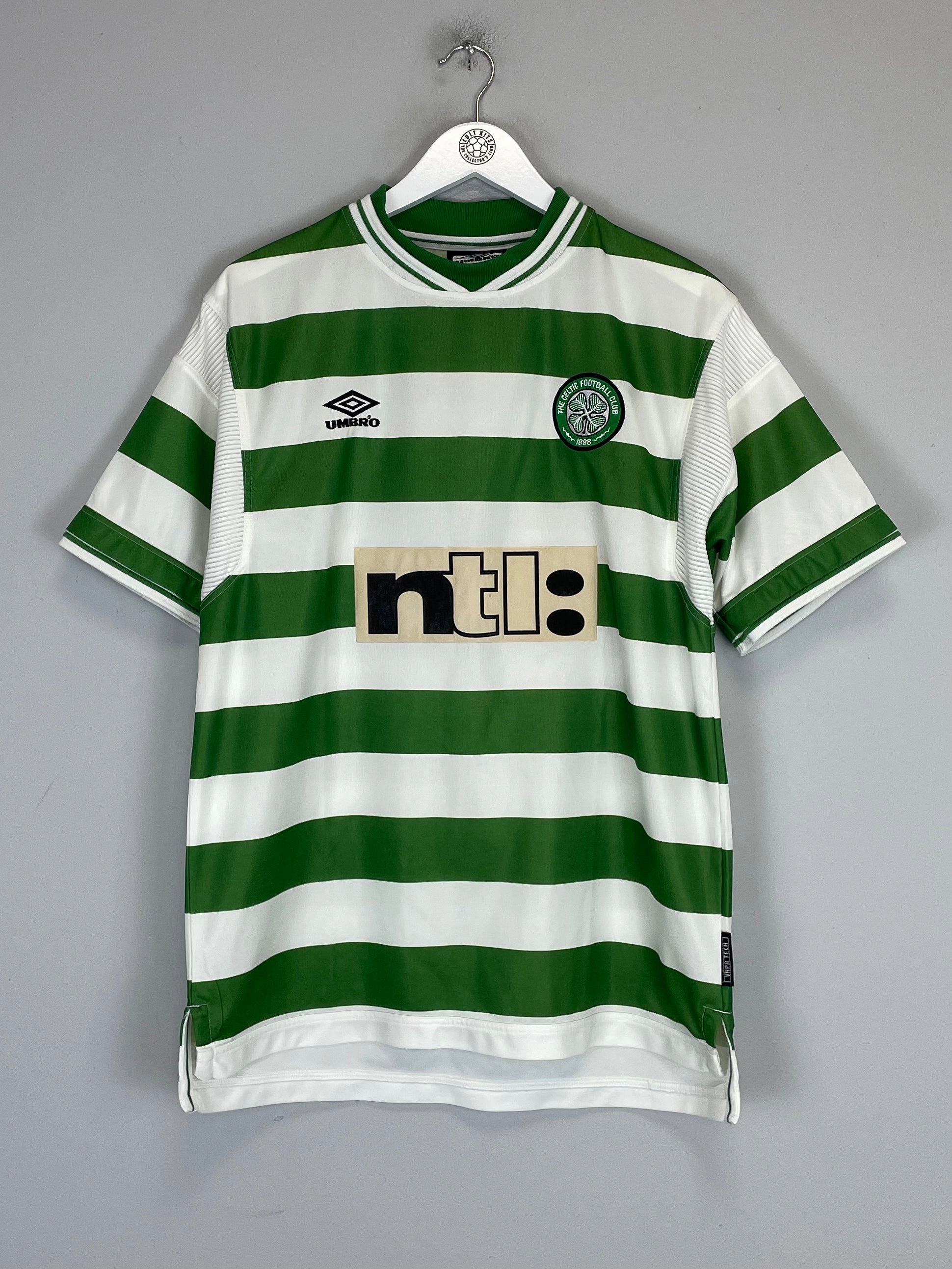 Flexible Motion 2000/01 CELTIC HOME SHIRT (L) UMBRO
