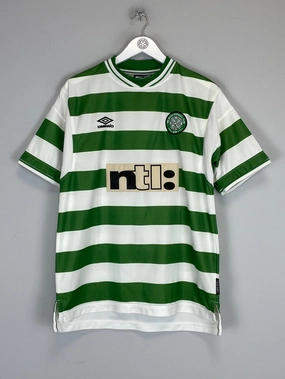 Flexible Motion 2000/01 CELTIC HOME SHIRT (L) UMBRO