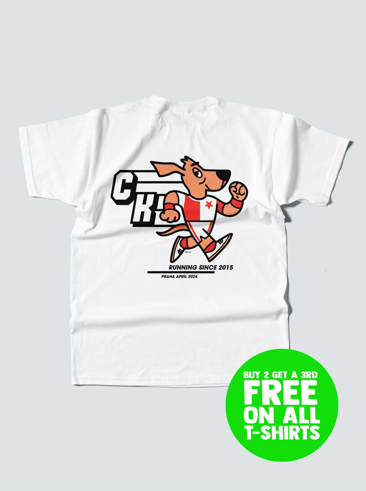 Fun Prints RUNNERS CLUB SLAVIA PRAHA TEE