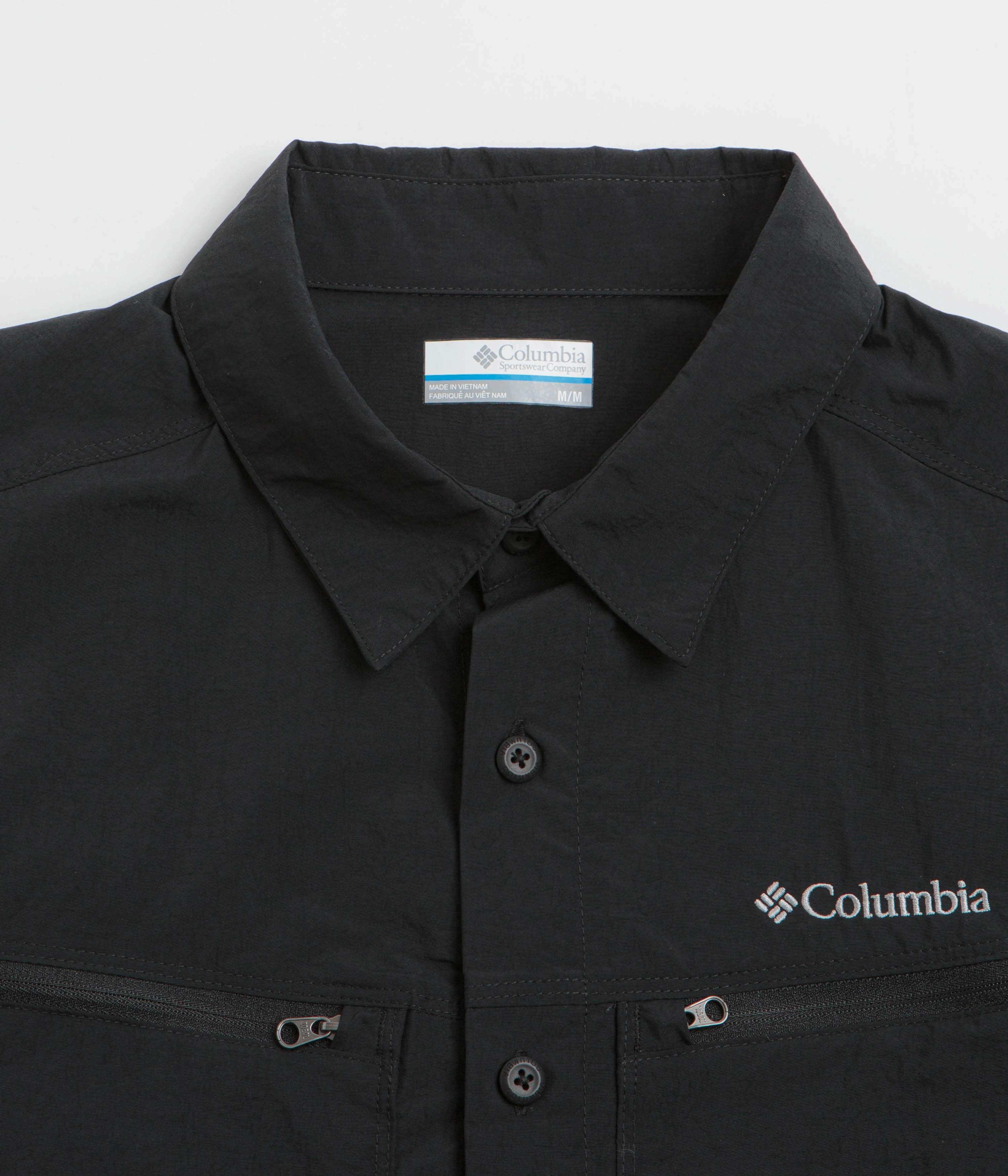 Columbia Mountaindale Short Sleeve Shirt - Black Budget Friendly