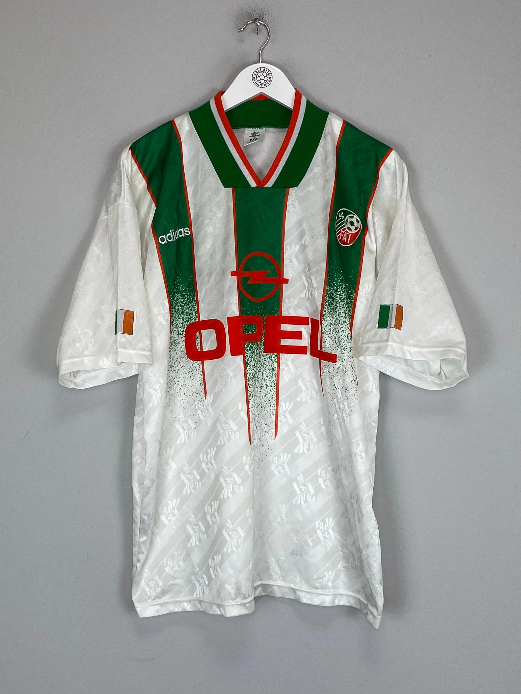 1994 IRELAND AWAY SHIRT (L) ADIDAS Game Utility
