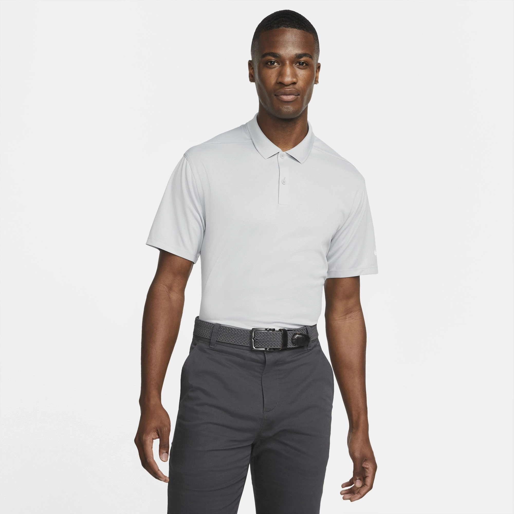 Summer Office Weekend Wearable Nike Victory Solid Polo | BLACK/WHITE
