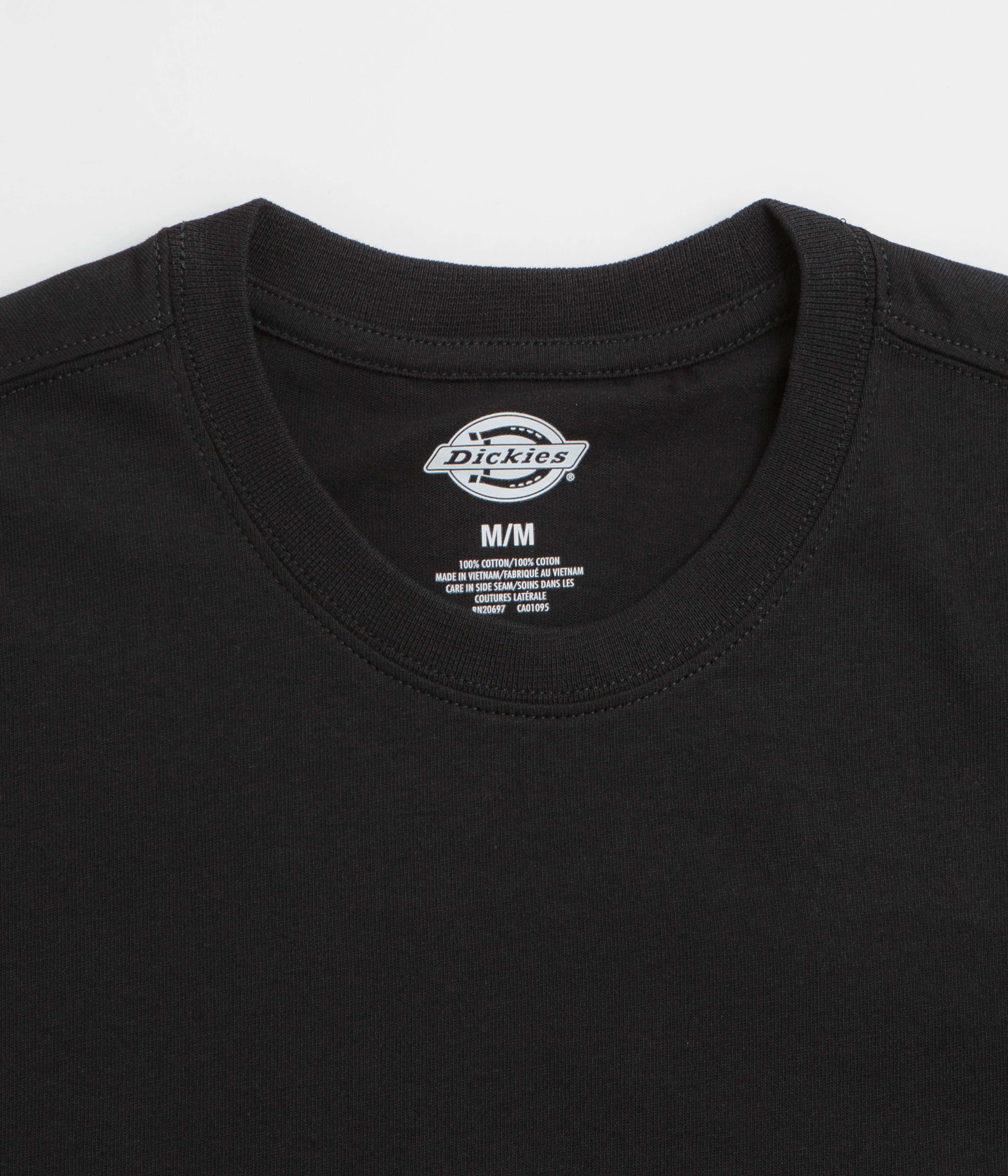 Dickies Wood Logo T-Shirt - Black Casual Style Wear
