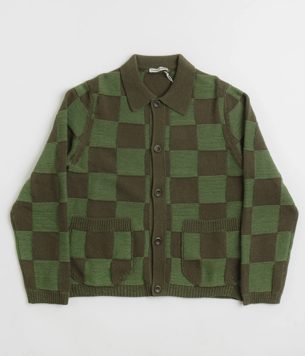 Versatile Style Cozy Feel YMC Baker Cardigan - Green