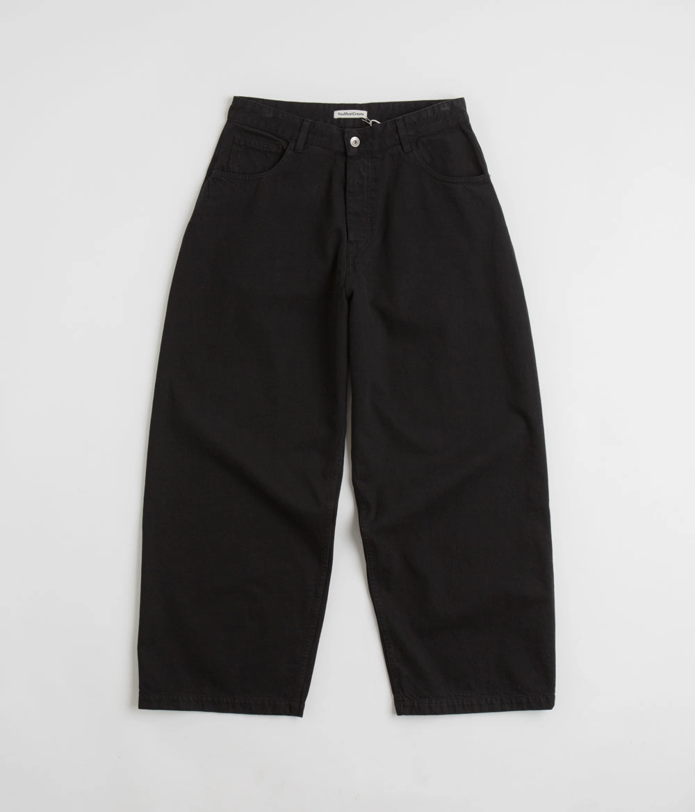 YMC Replacement Jeans - Black Reflective details