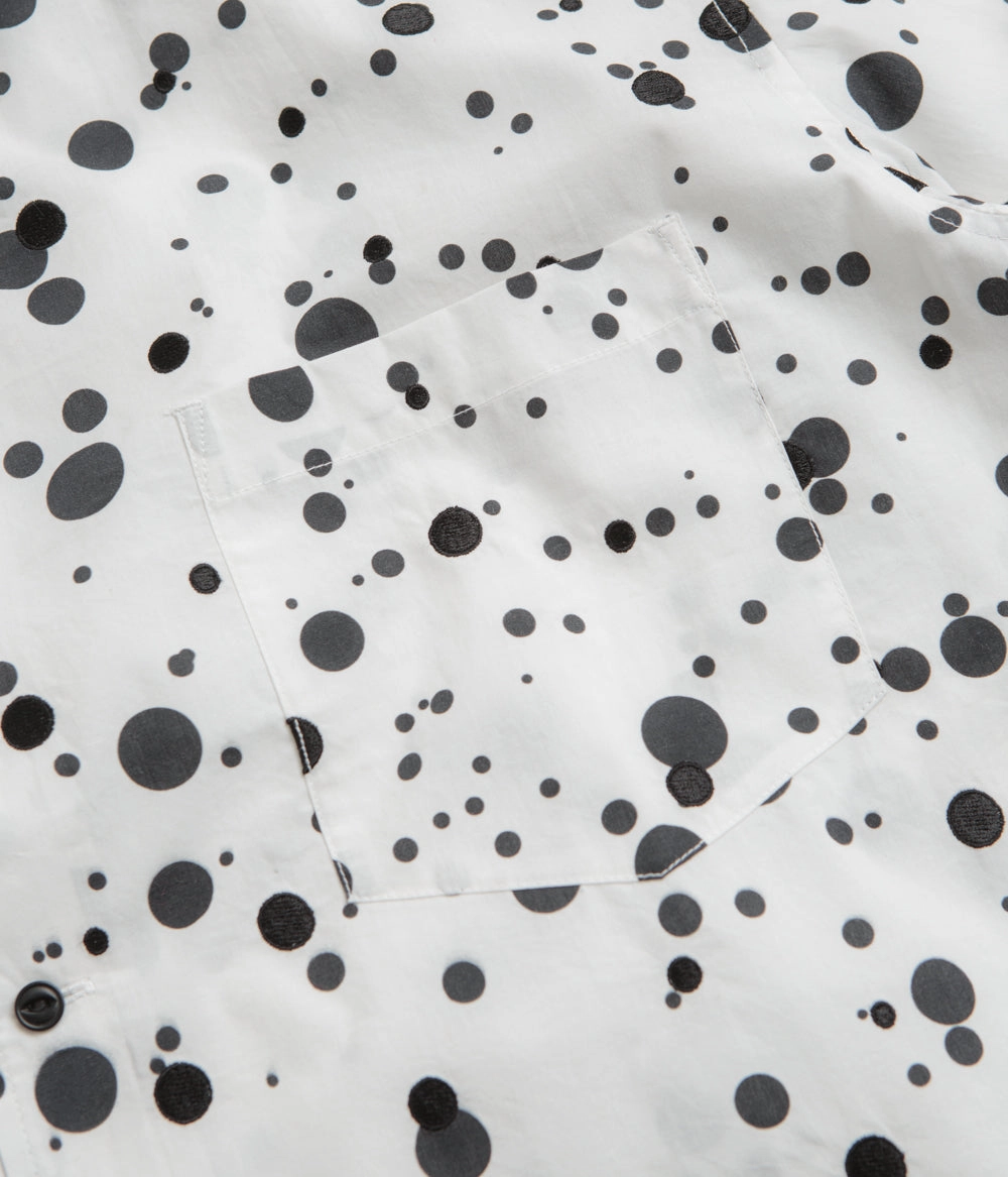 Non Iron Standalone Option YMC Sidri Shirt - White / Black