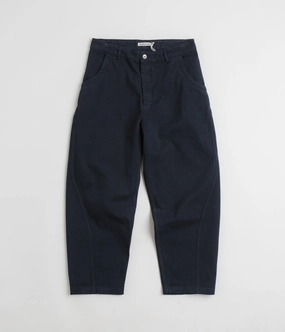 Comfortable Wear YMC Twisted Seam Trousers - Navy