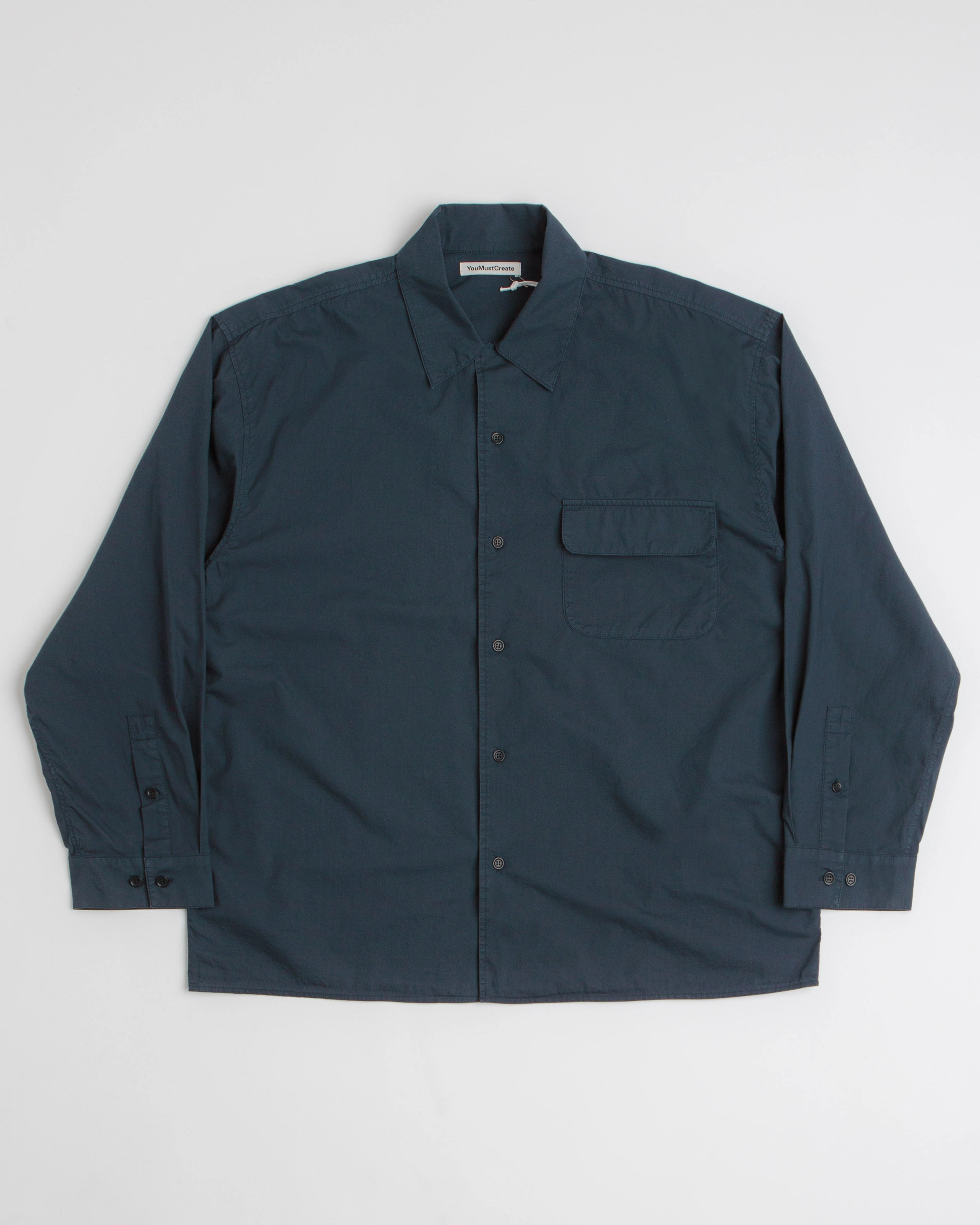 Minimalist Design YMC Wray Shirt - Navy