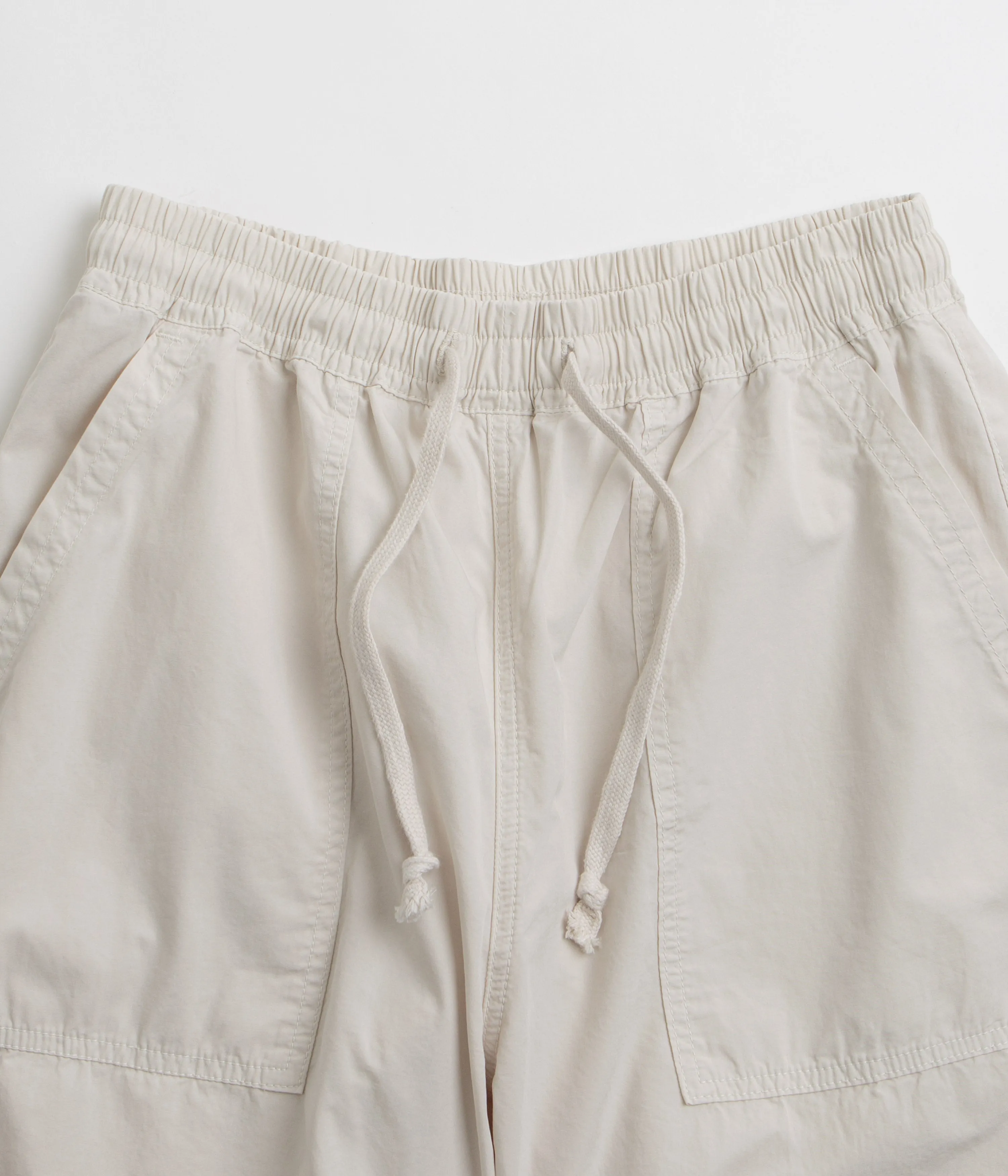Service Works Poplin Chef Shorts - Salt Ultra Soft Lining