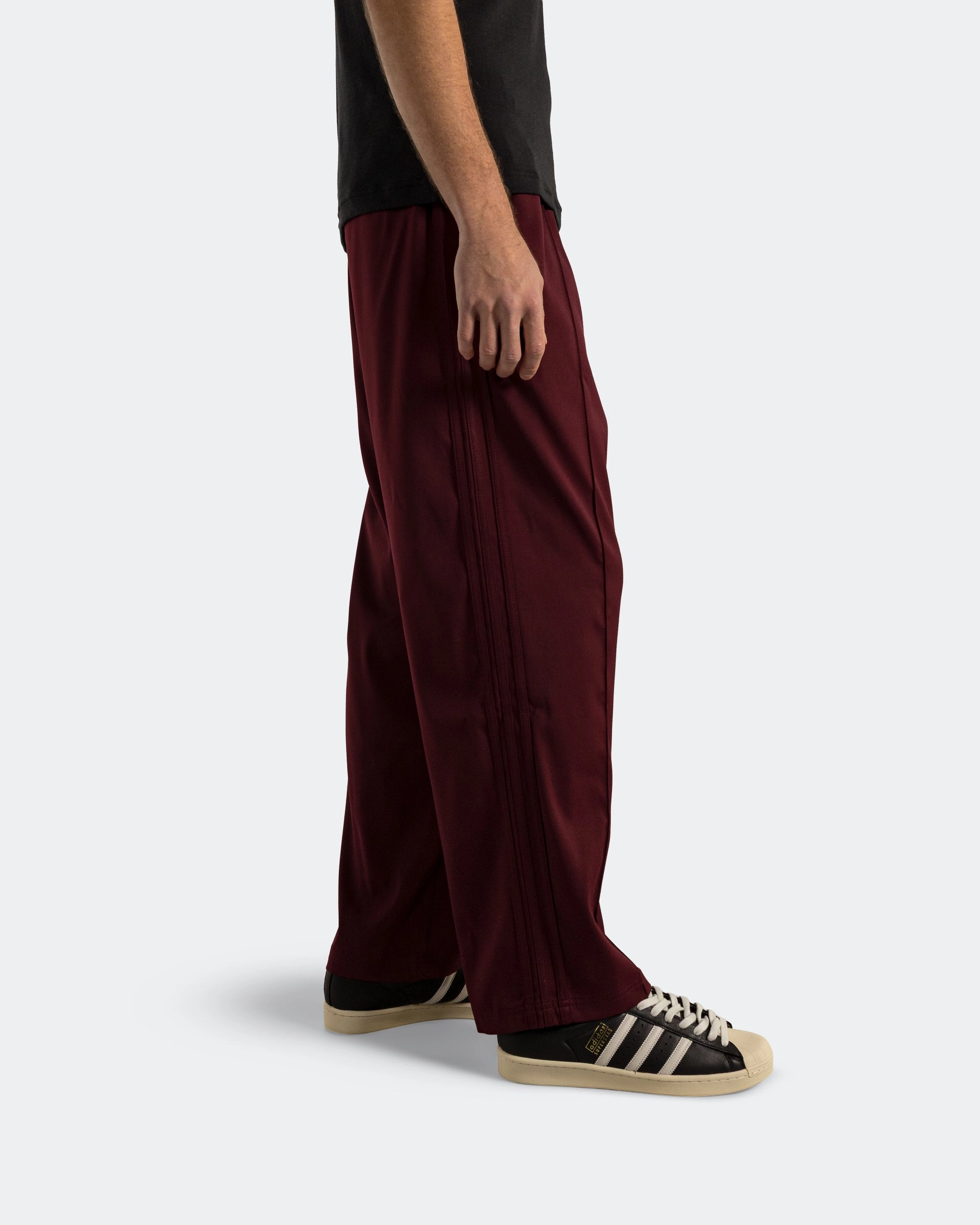 Baggy Track Pant - Better Scarlet RecyclablePackaging HighRiseWaist