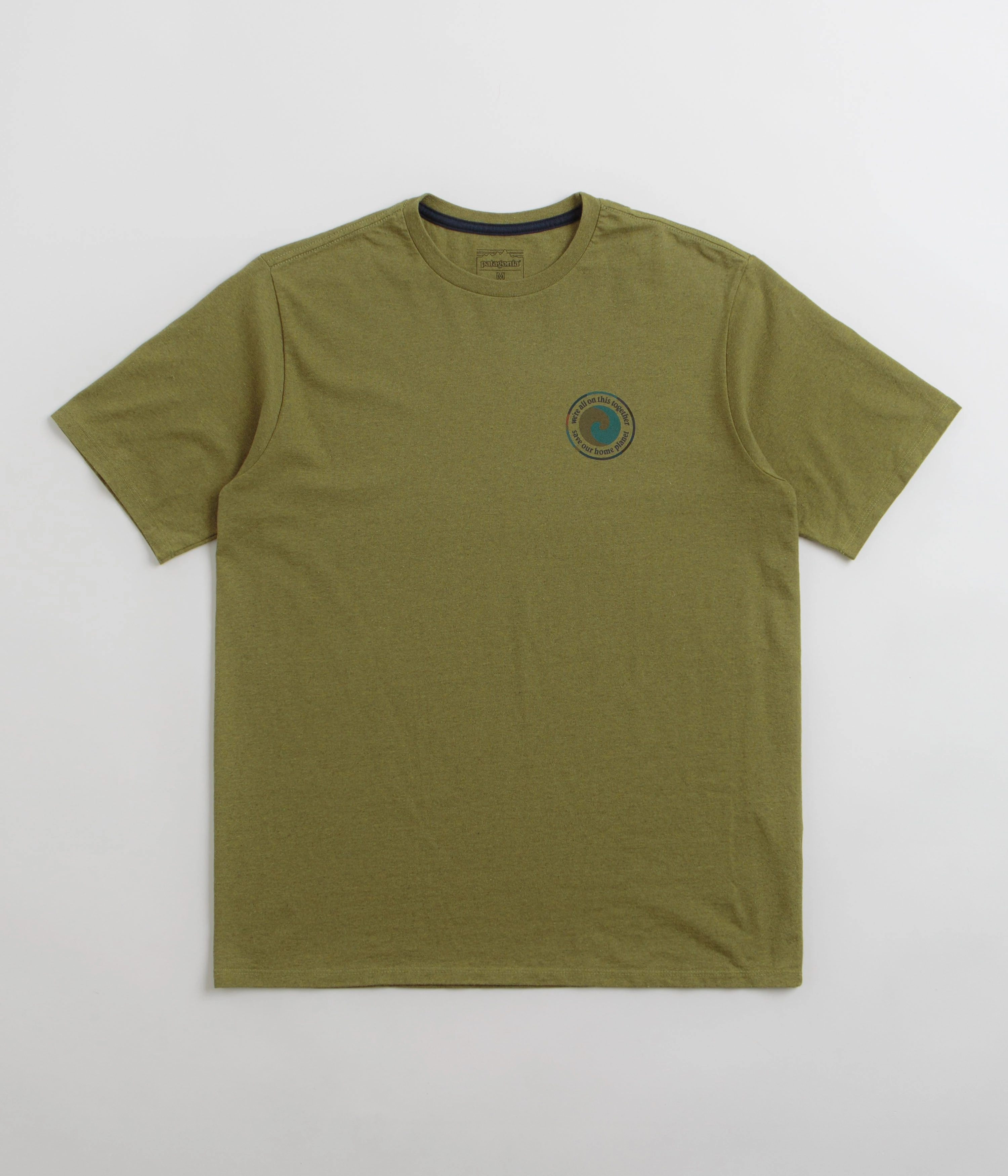 Patagonia Unity Fitz Responsibili-Tee T-Shirt - Graze Green Trendy Wearable Double Stitched Seams