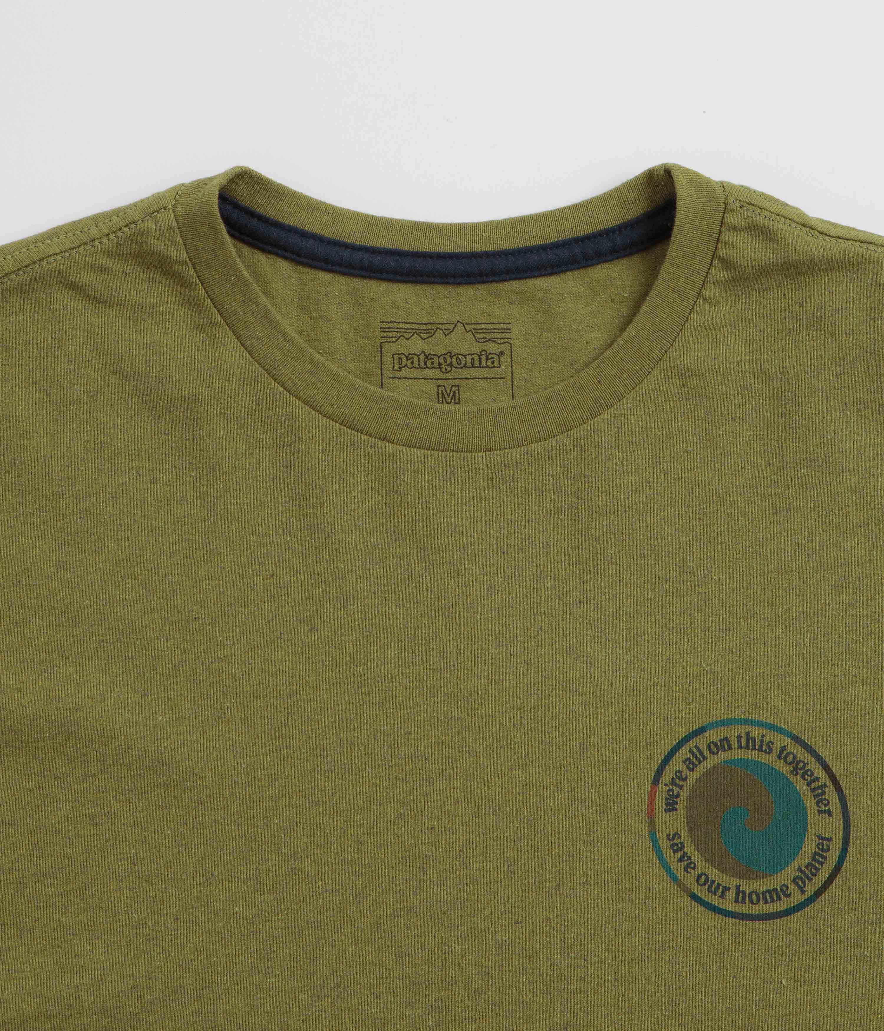 Patagonia Unity Fitz Responsibili-Tee T-Shirt - Graze Green Round neck simplicity