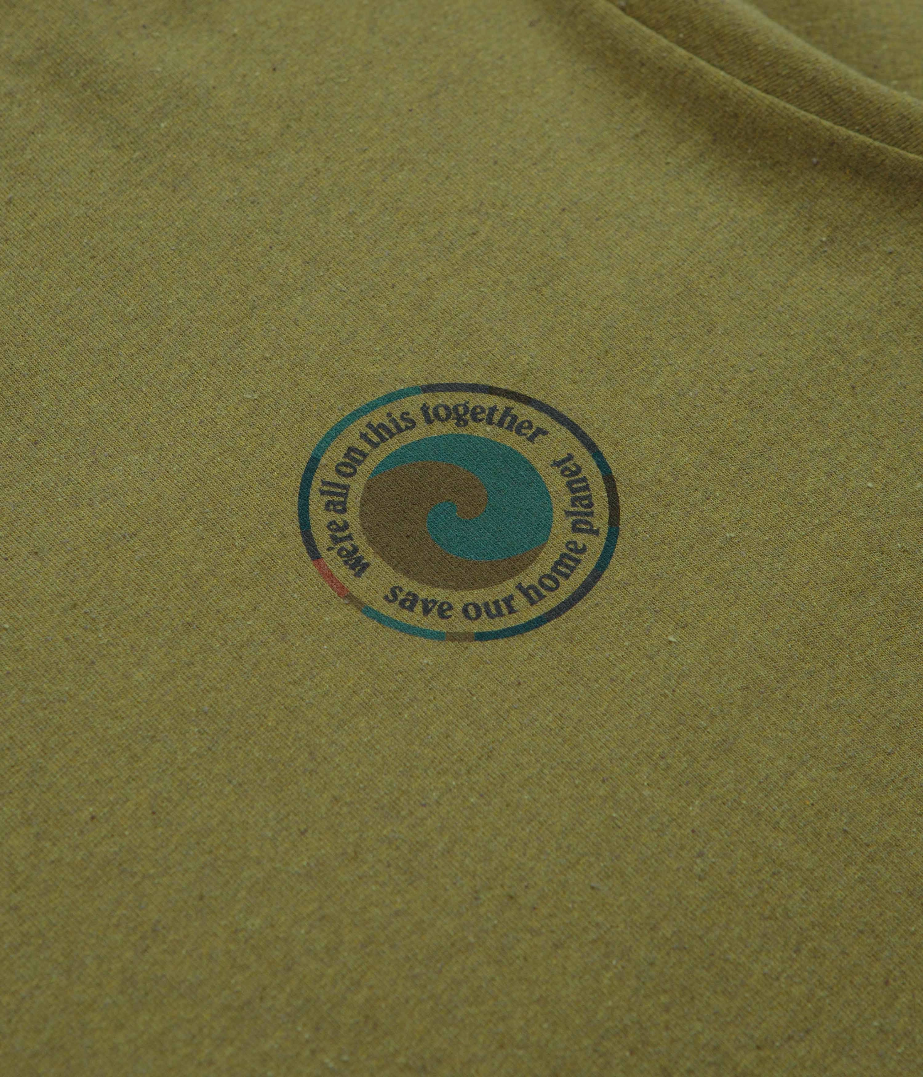 Wrinkle Resistant Finish UV Protective Coating Patagonia Unity Fitz Responsibili-Tee T-Shirt - Graze Green