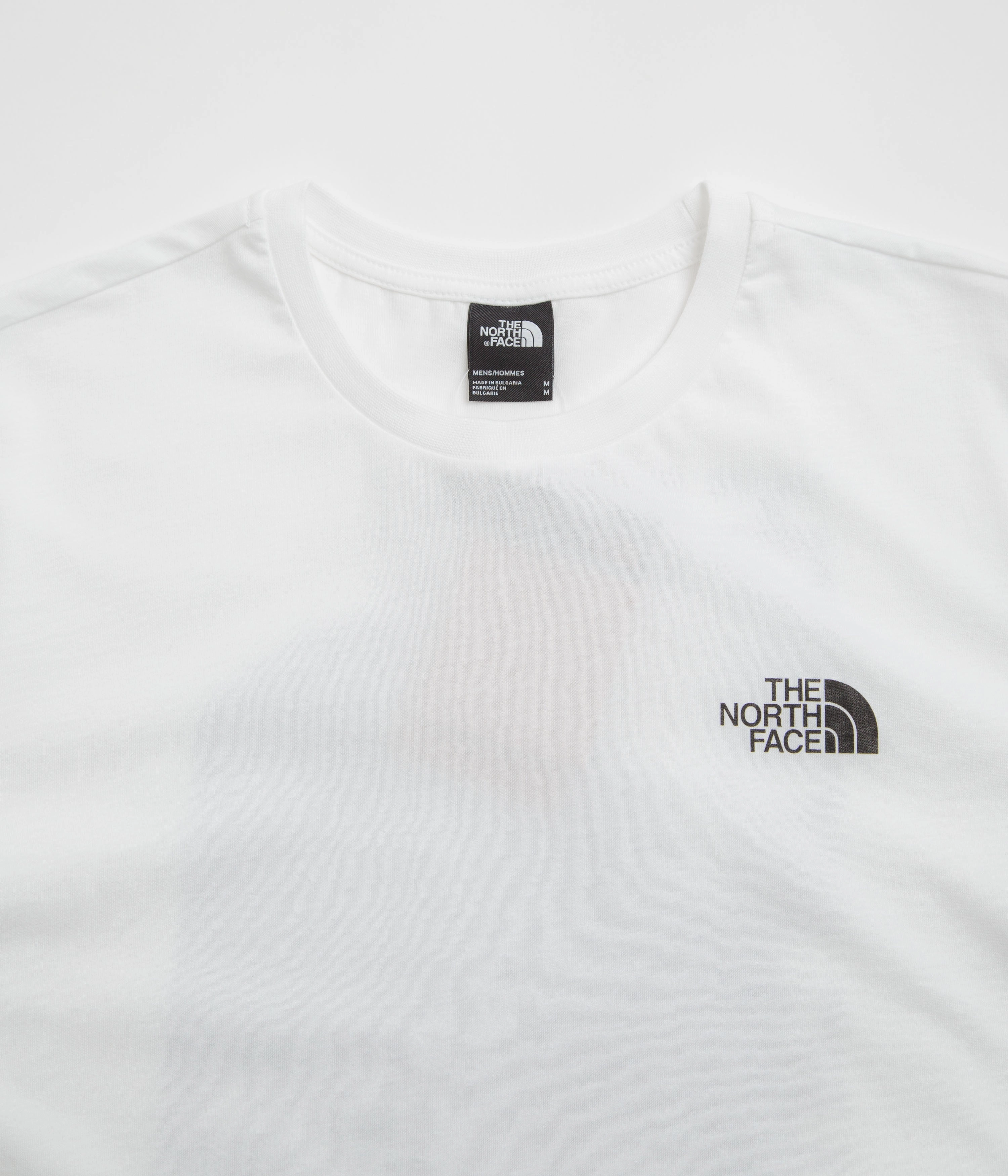 Crew Neck Design LowImpact Manufacturing The North Face Half Dome Photo T-Shirt - TNF White