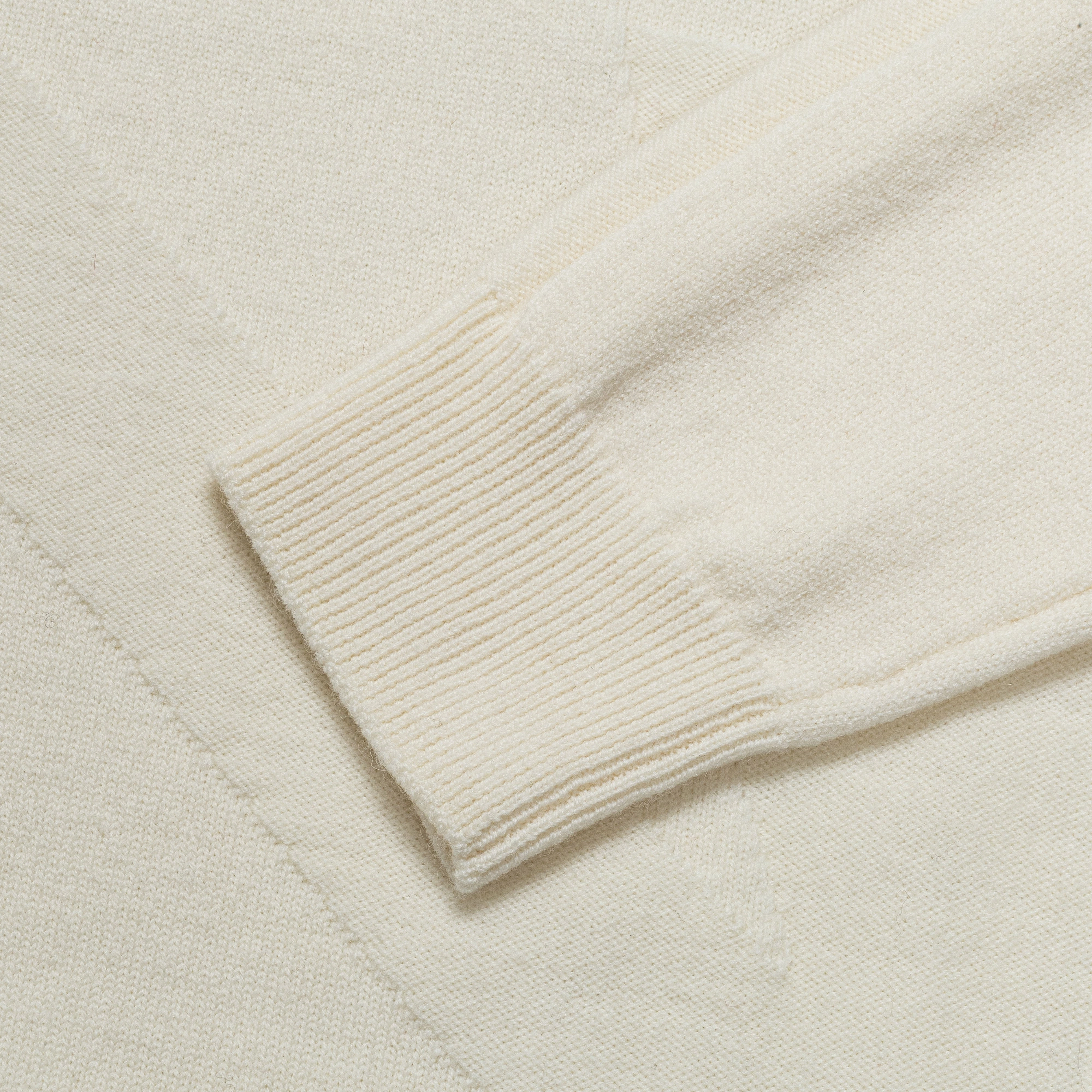 Chafe Free Ventilated Mesh Panel Hybrid Merino Monogram - Ecru