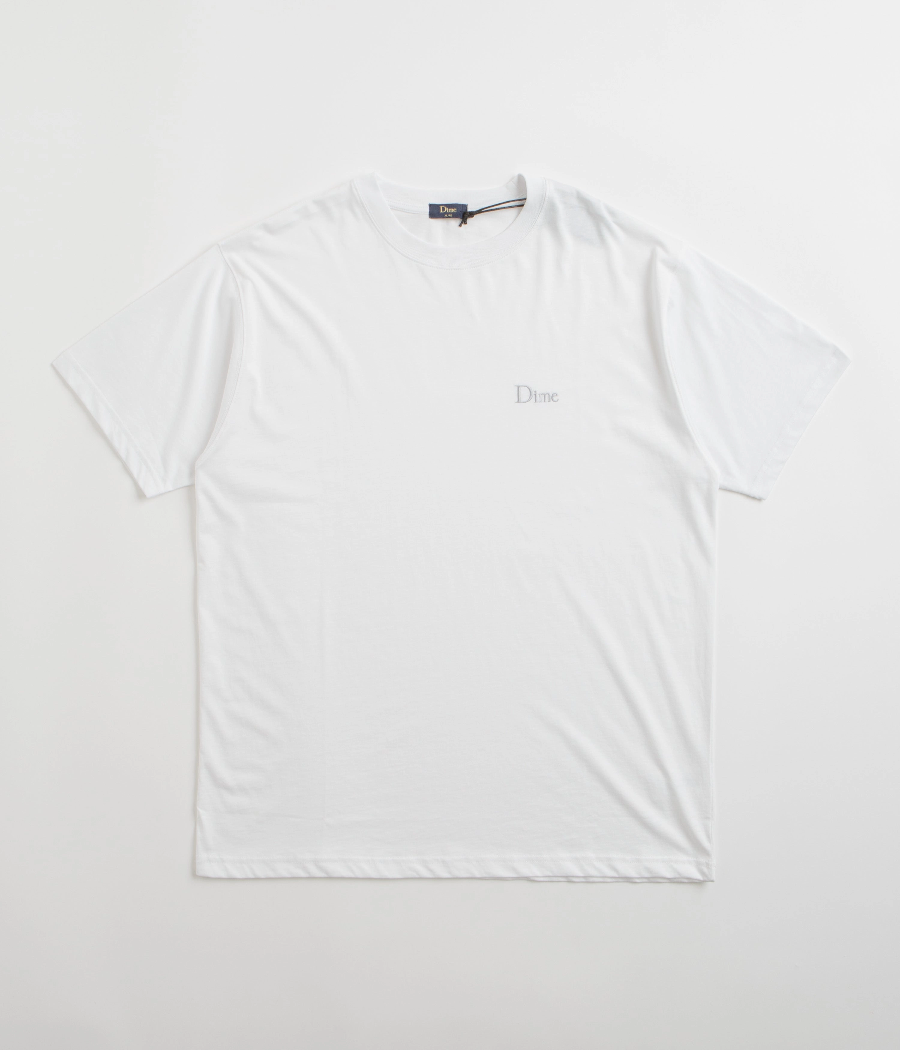Relaxing Fit Dime Classic Small Logo T-Shirt - White