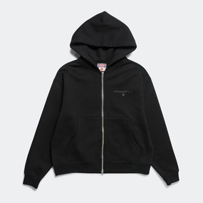 Zip Hooded Sweatshirt x Maxfli - Black Practical Printed