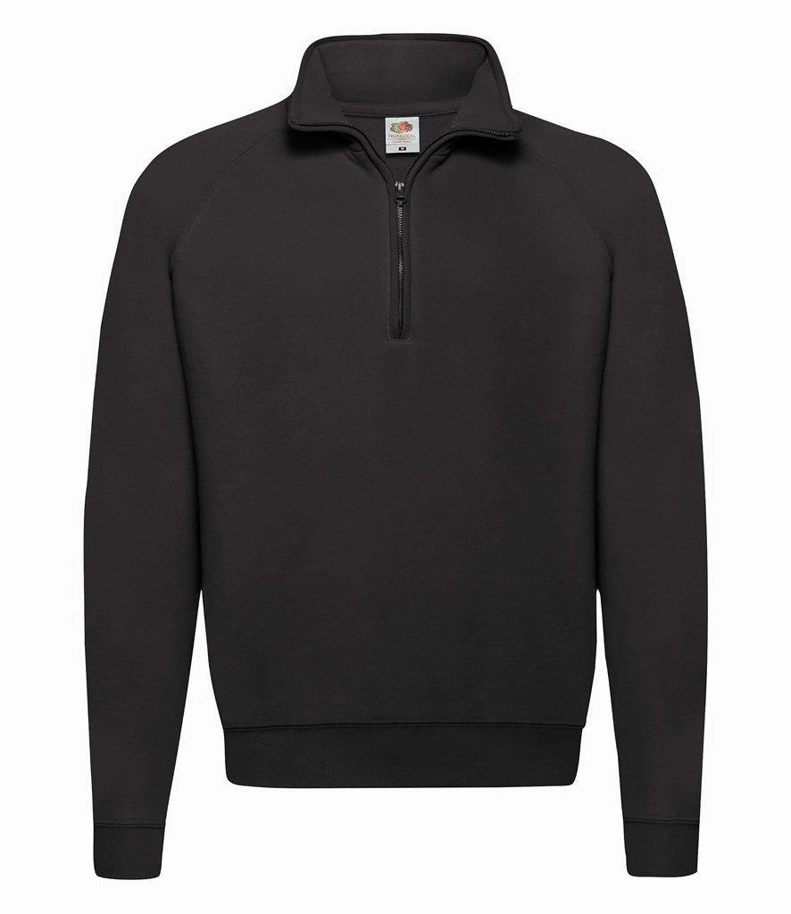 Zip Neck Sweat | BLACK Classic Wear Street Casual