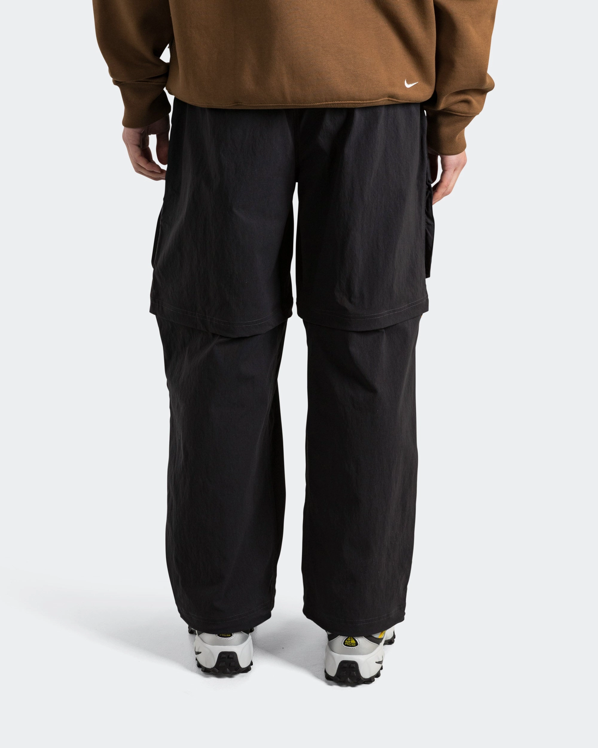 Zip Smith Summit Cargo Pants - Black/Anthracite-Summit White Back pockets
