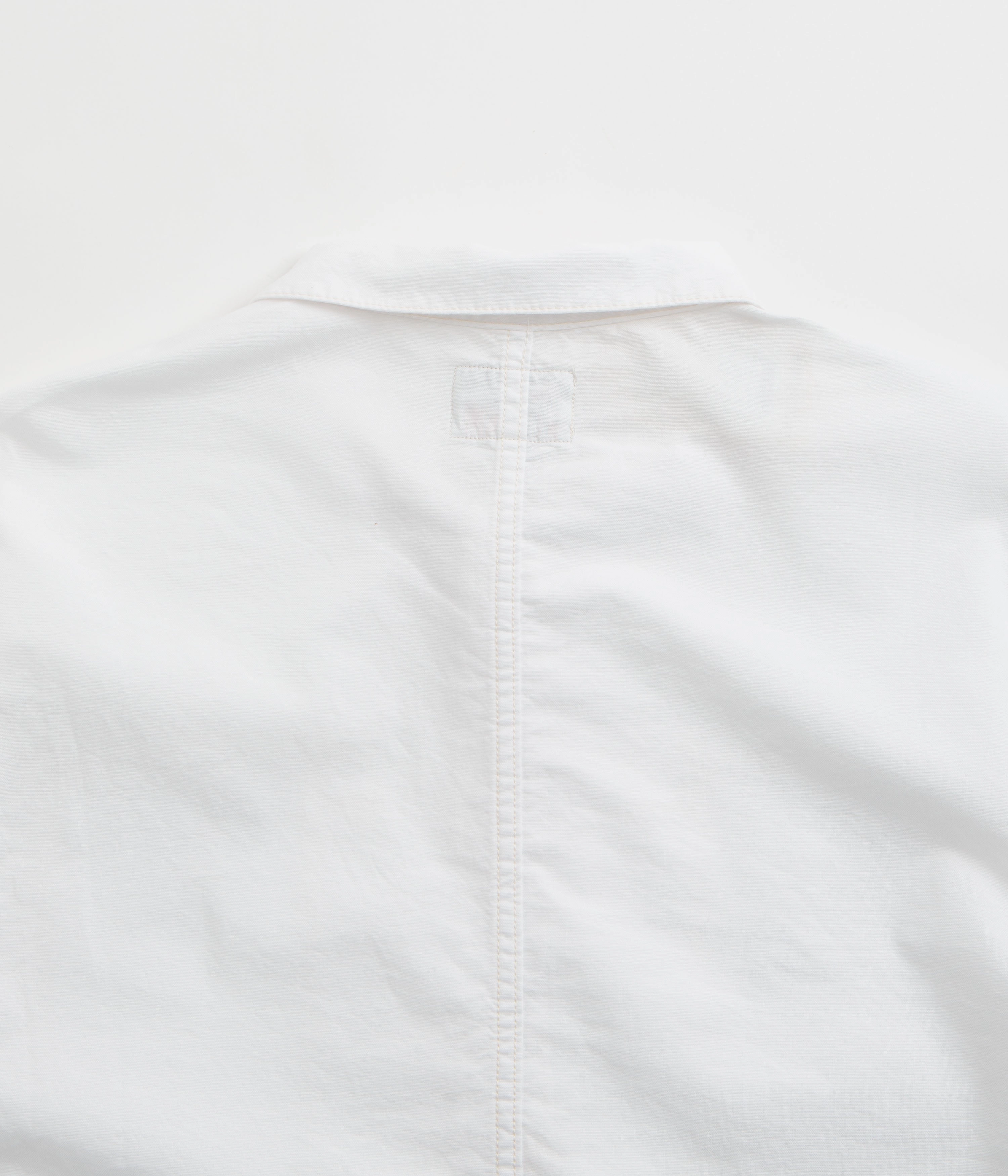 Low Profile Pocket Design Stan Ray Painters Pop Over Shirt - Natural Cotton Oxford