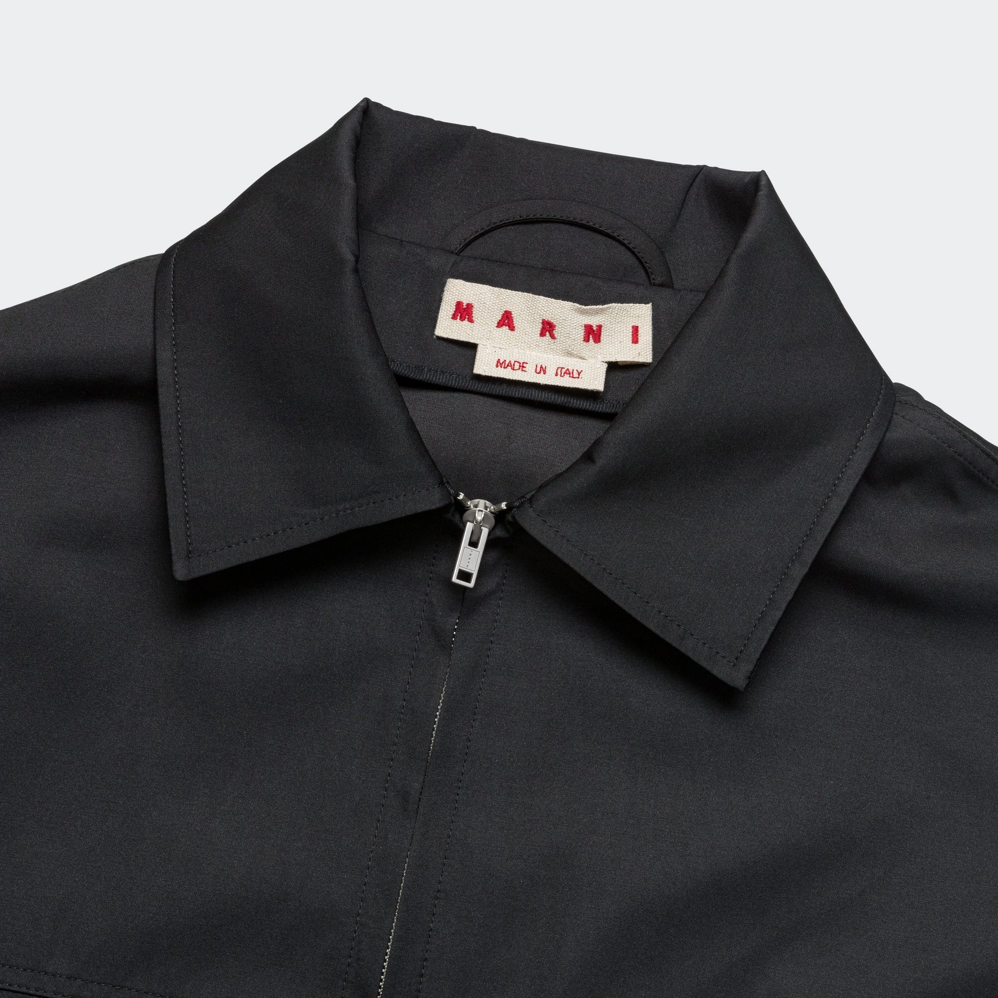 Zip Up Work Jacket - Black Noise Free Fabric